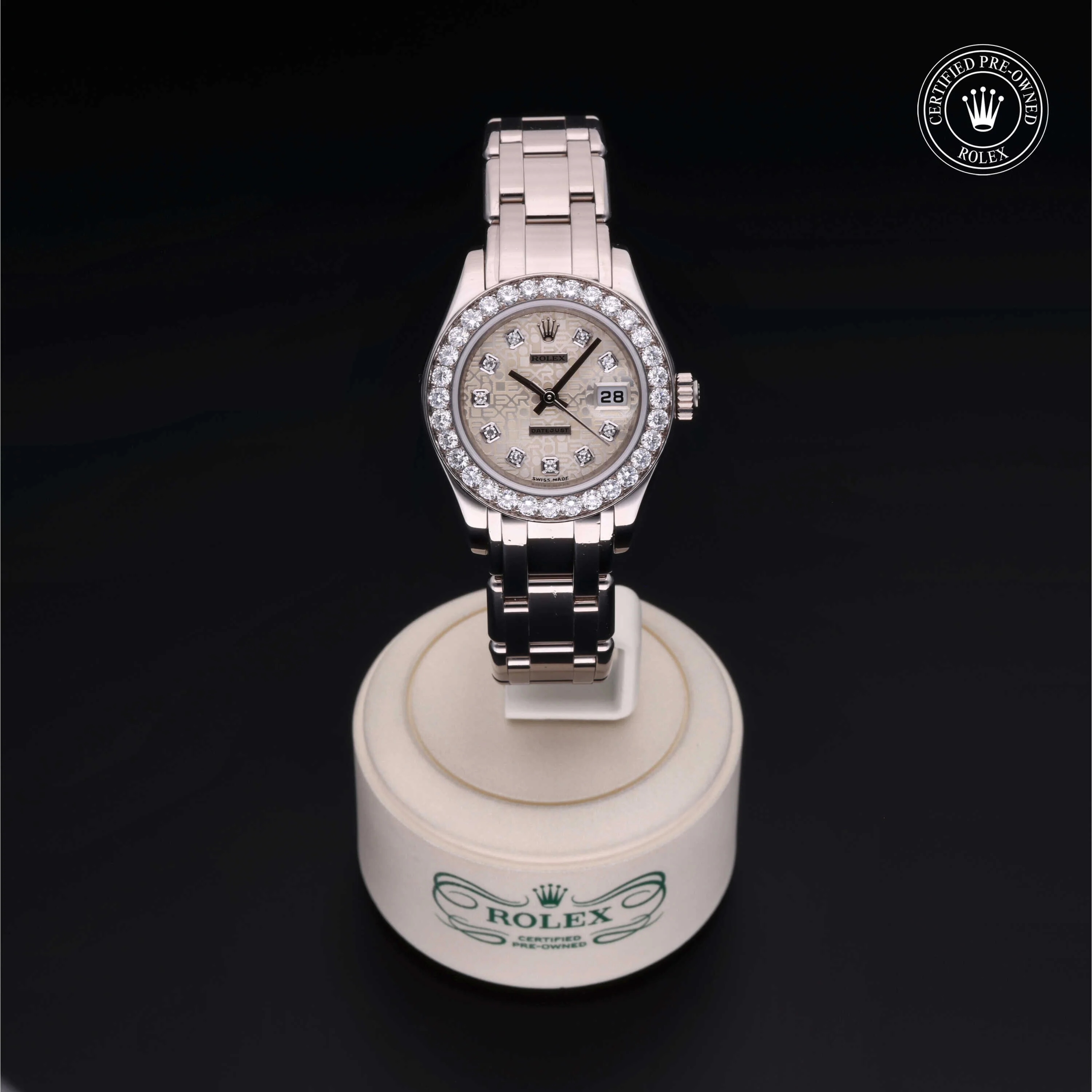 Pearlmaster | 29mm, 18K White Gold, Ref. M80299 - Image 3