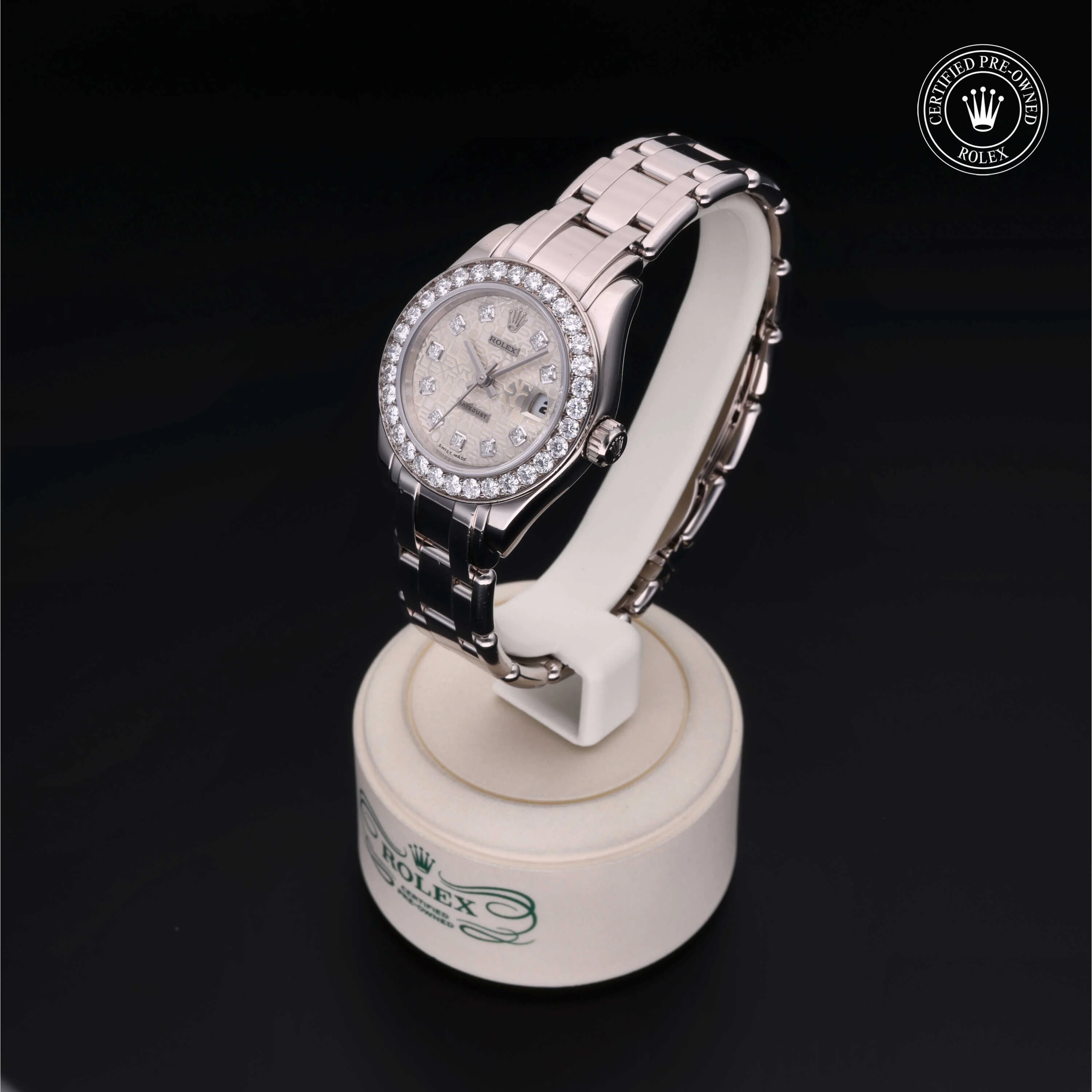 Pearlmaster | 29mm, 18K White Gold, Ref. M80299 - Image 4