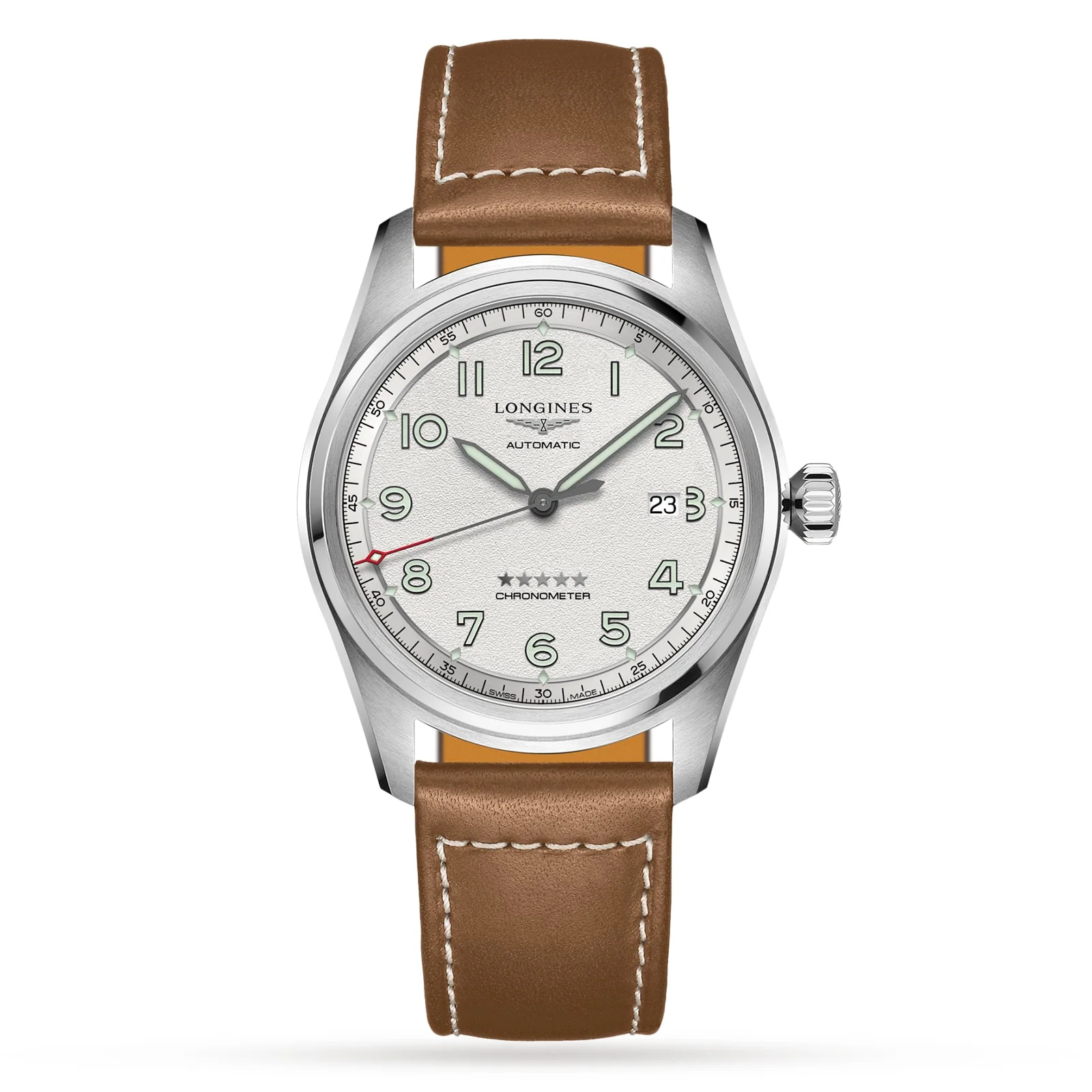 Spirit | 42.5mm, Steel, White Dial