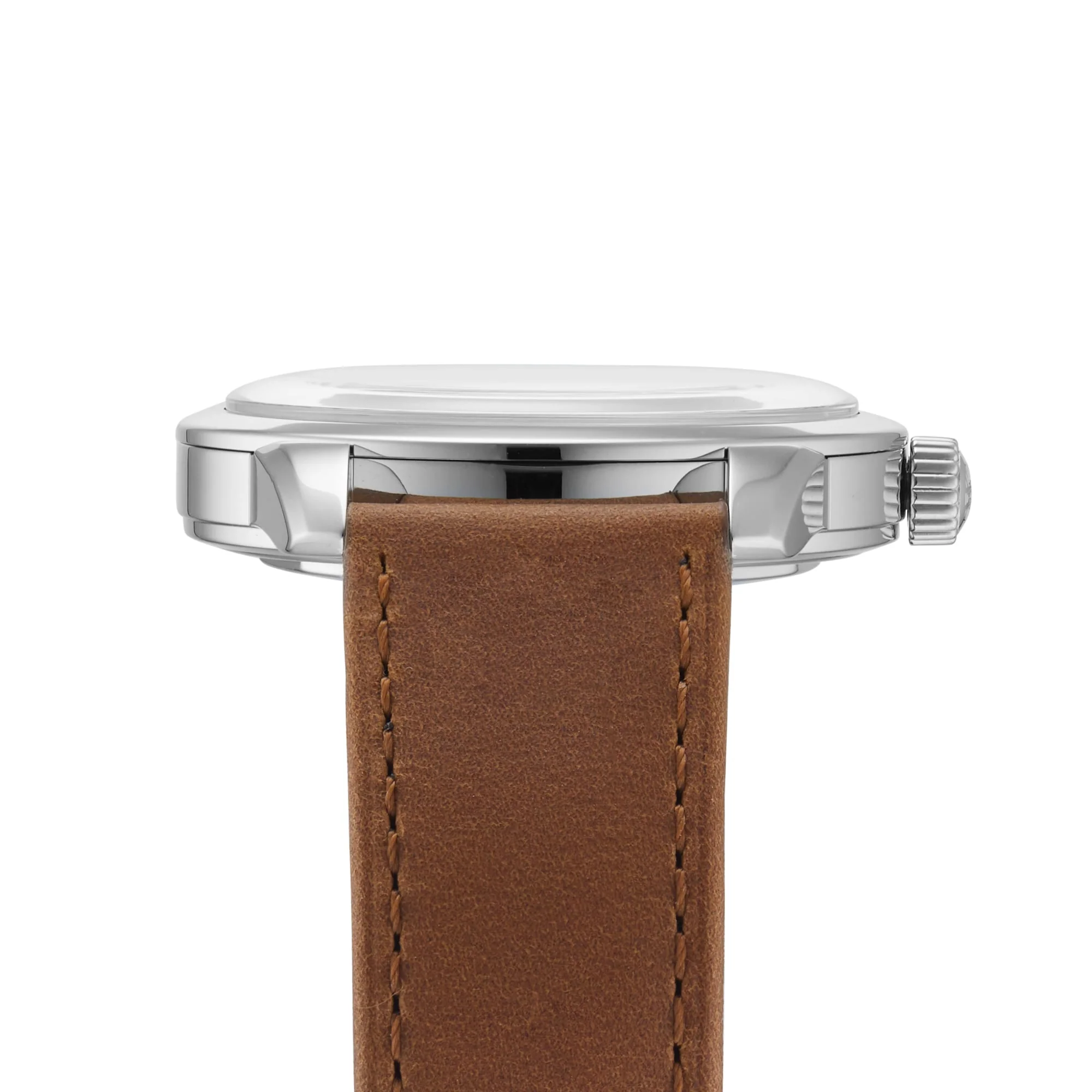 Conquest Heritage | 38mm, Steel, Leather, Silver Dial - Image 5