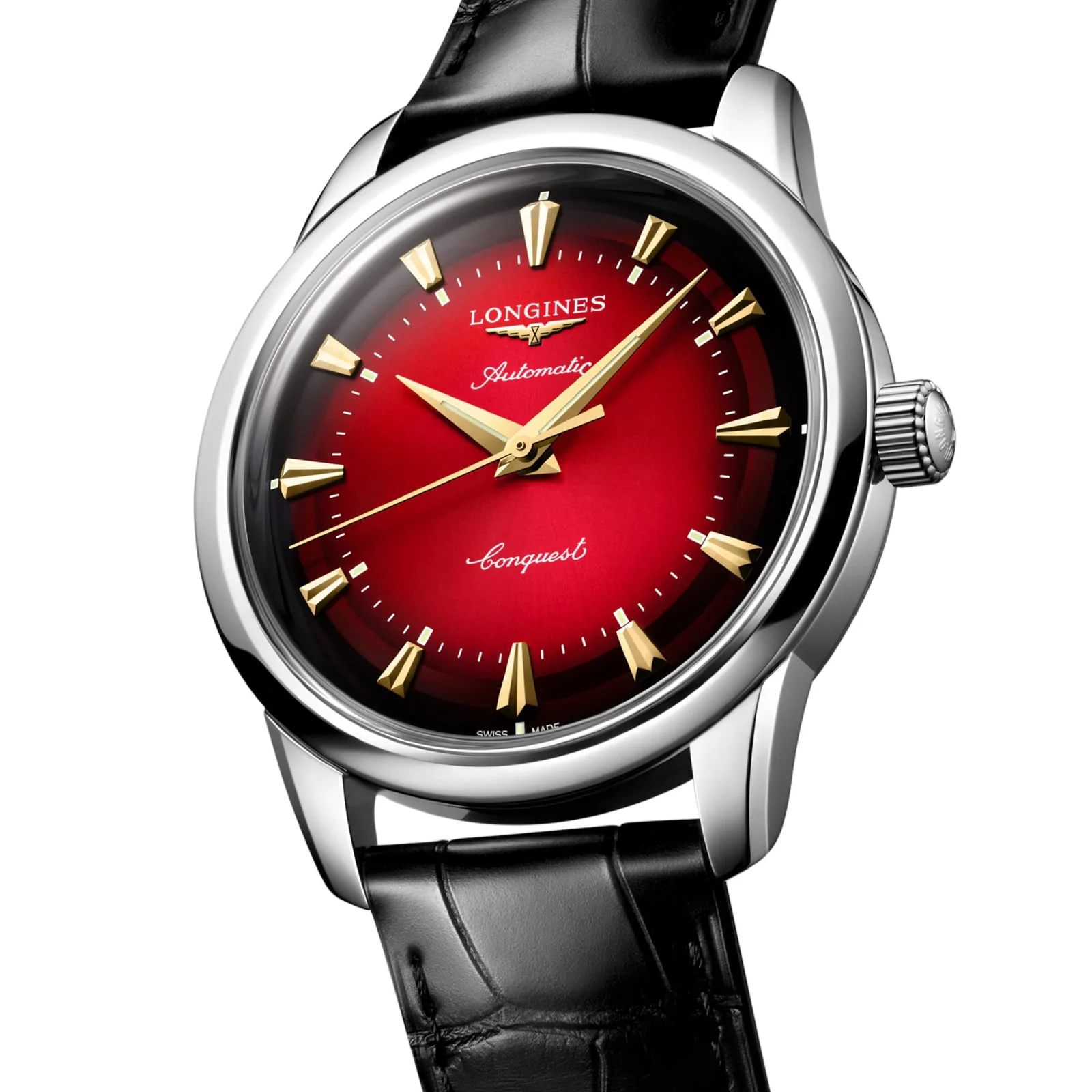 Conquest Heritage Year Of The Snake Edition | 40mm, Steel, Leather, Red Dial - Image 2