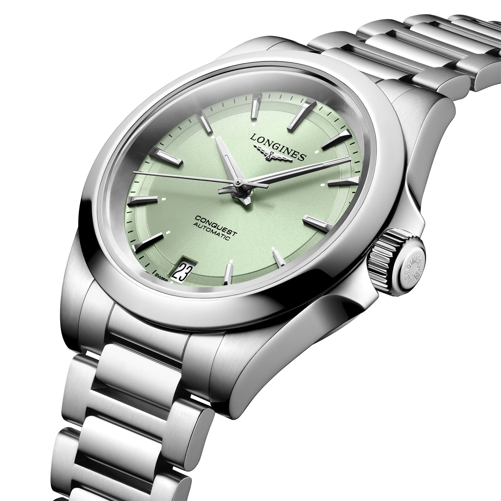 Conquest | 34mm, Steel, Green Dial - Image 2