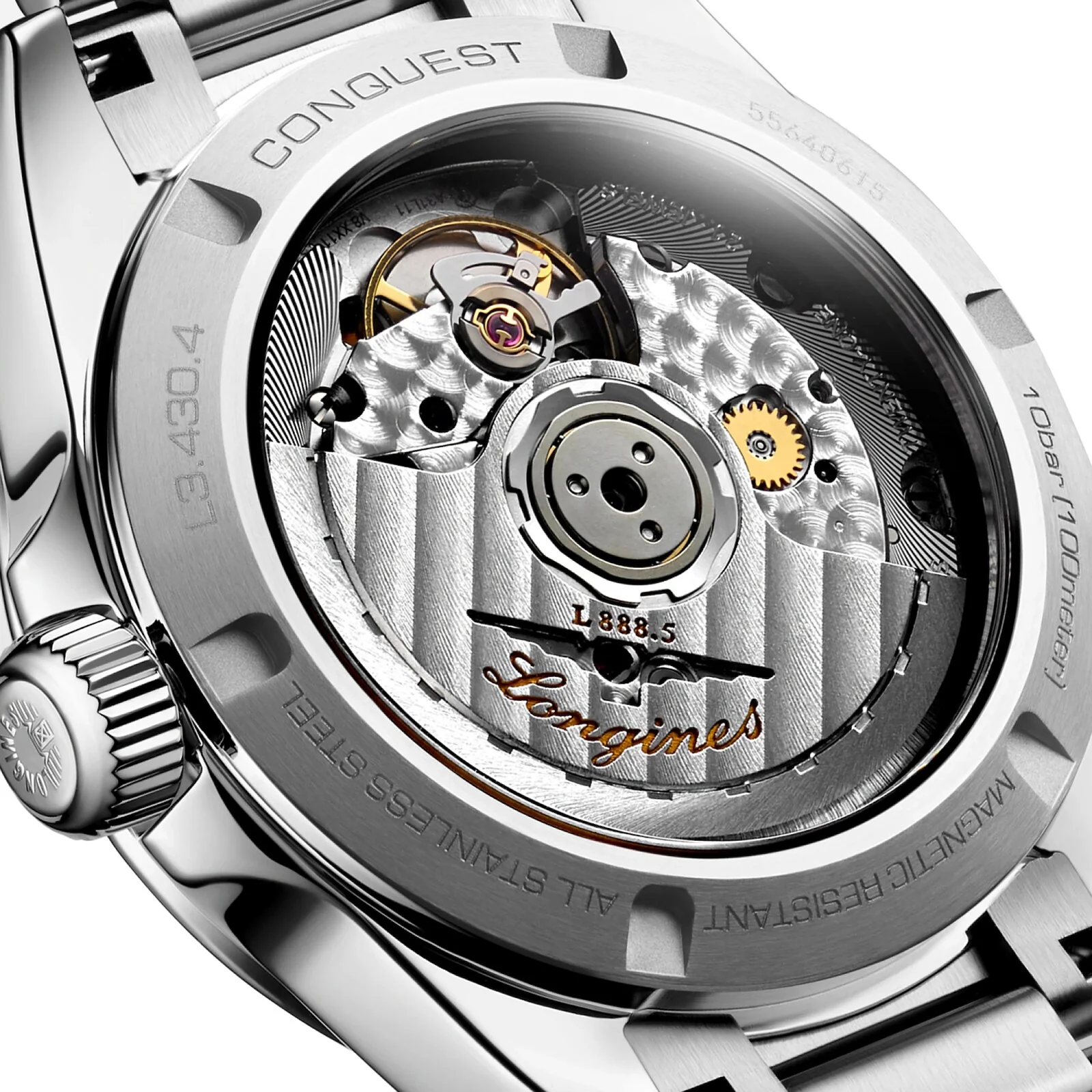 Conquest | 34mm, Steel, White Mother of Pearl Dial - Image 6