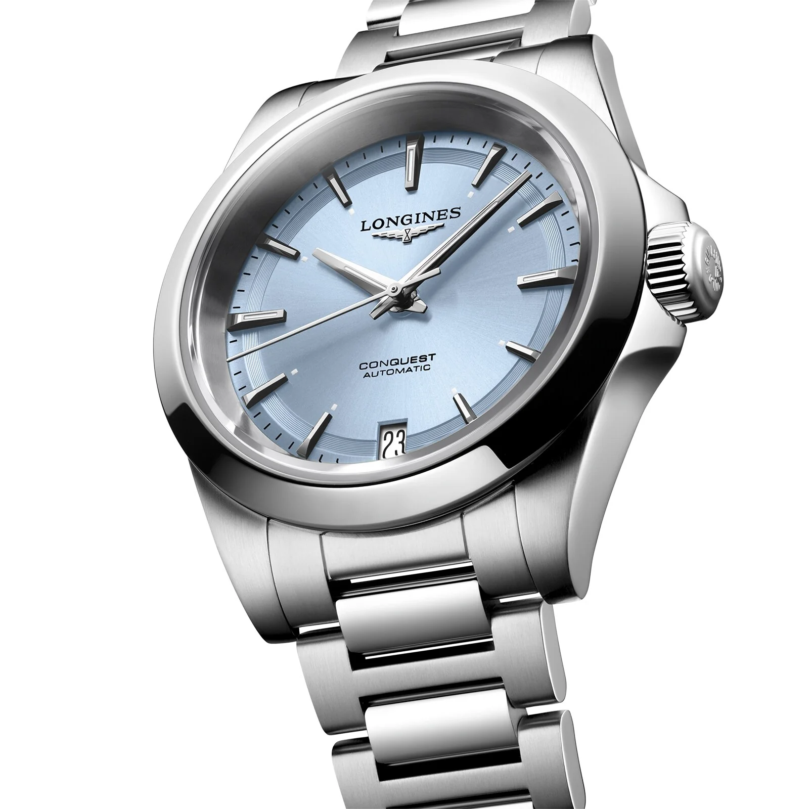 Conquest | 34mm, Steel, Blue Dial - Image 4