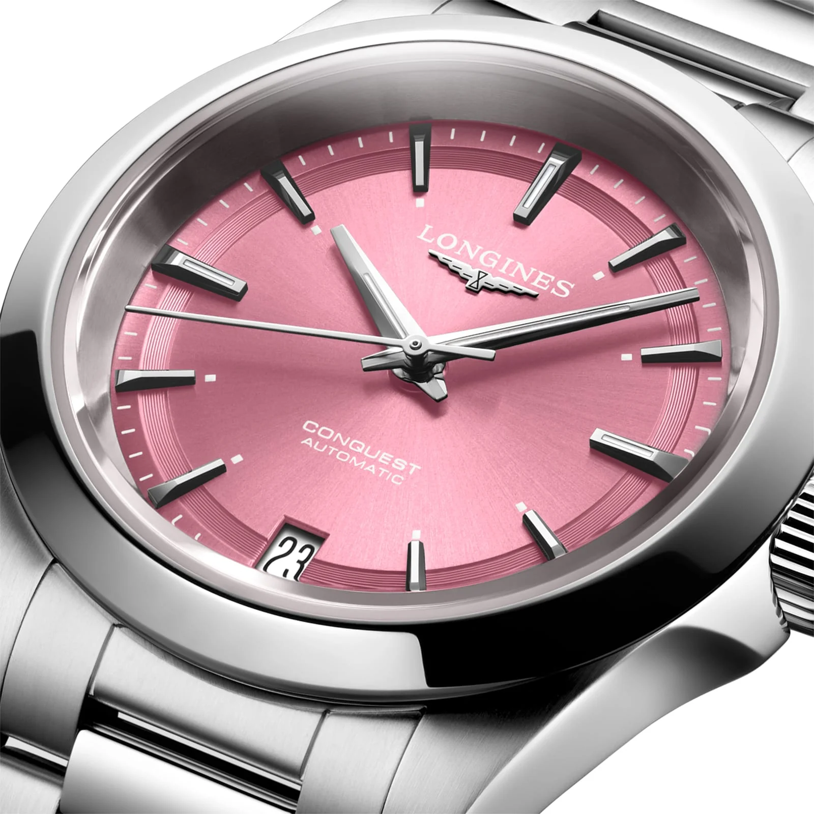 Conquest | 34mm, Steel, Pink Dial - Image 2