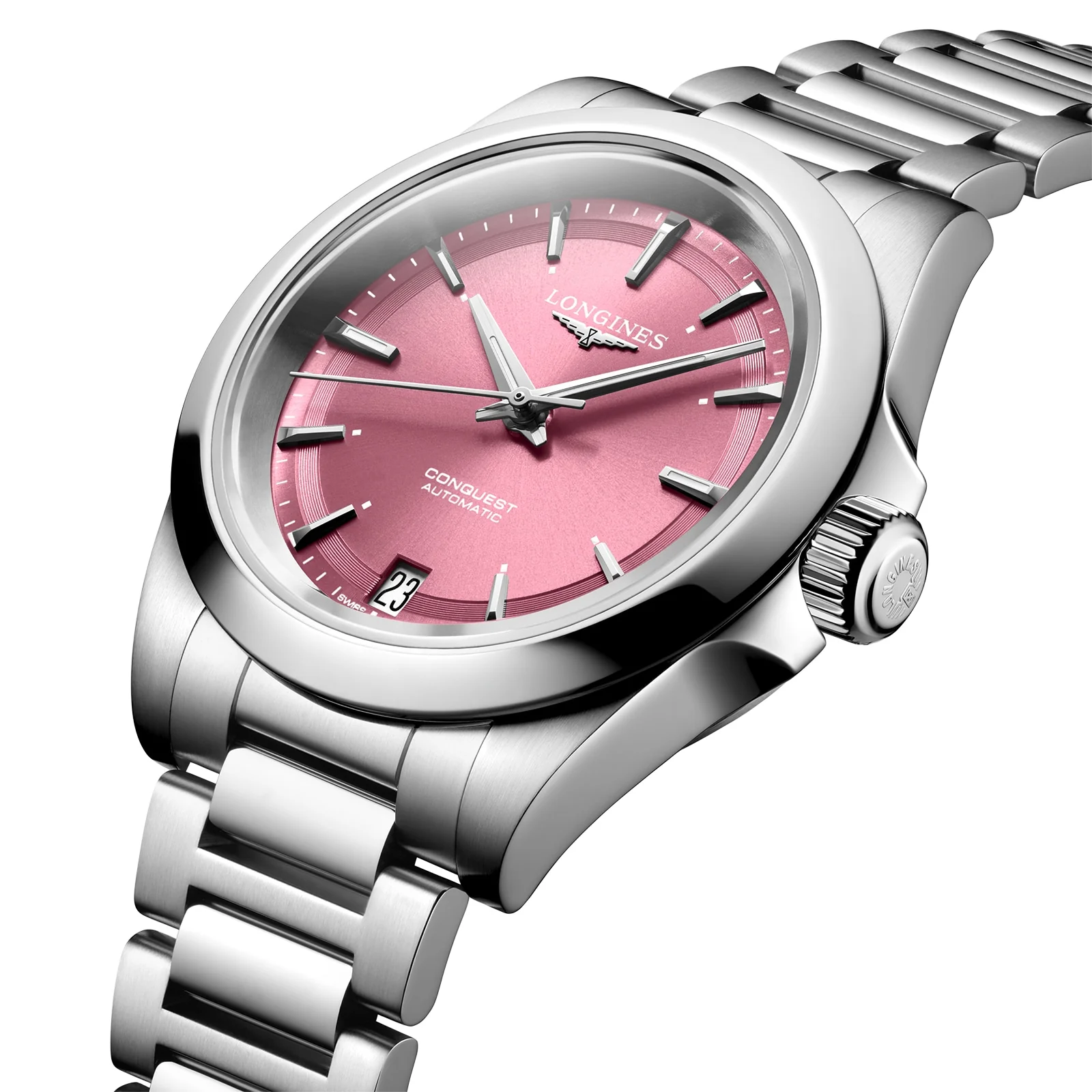 Conquest | 34mm, Steel, Pink Dial - Image 4
