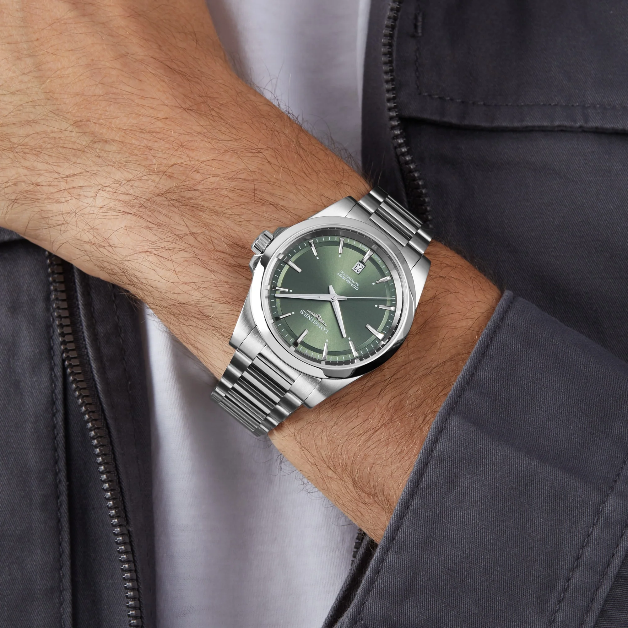 Conquest | 41mm, Steel, Green Dial - Image 8