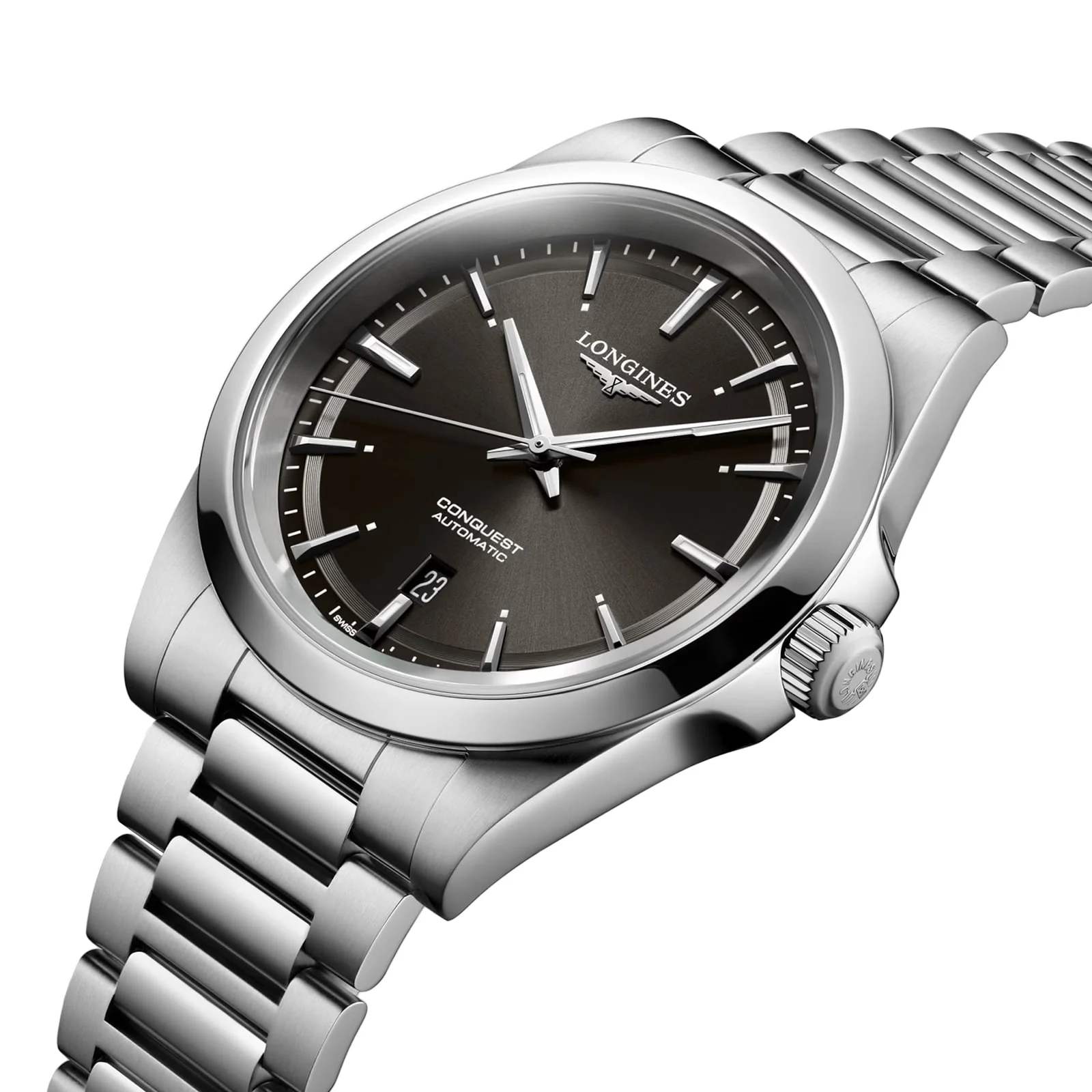 Conquest | 41mm, Steel, Black Dial - Image 2