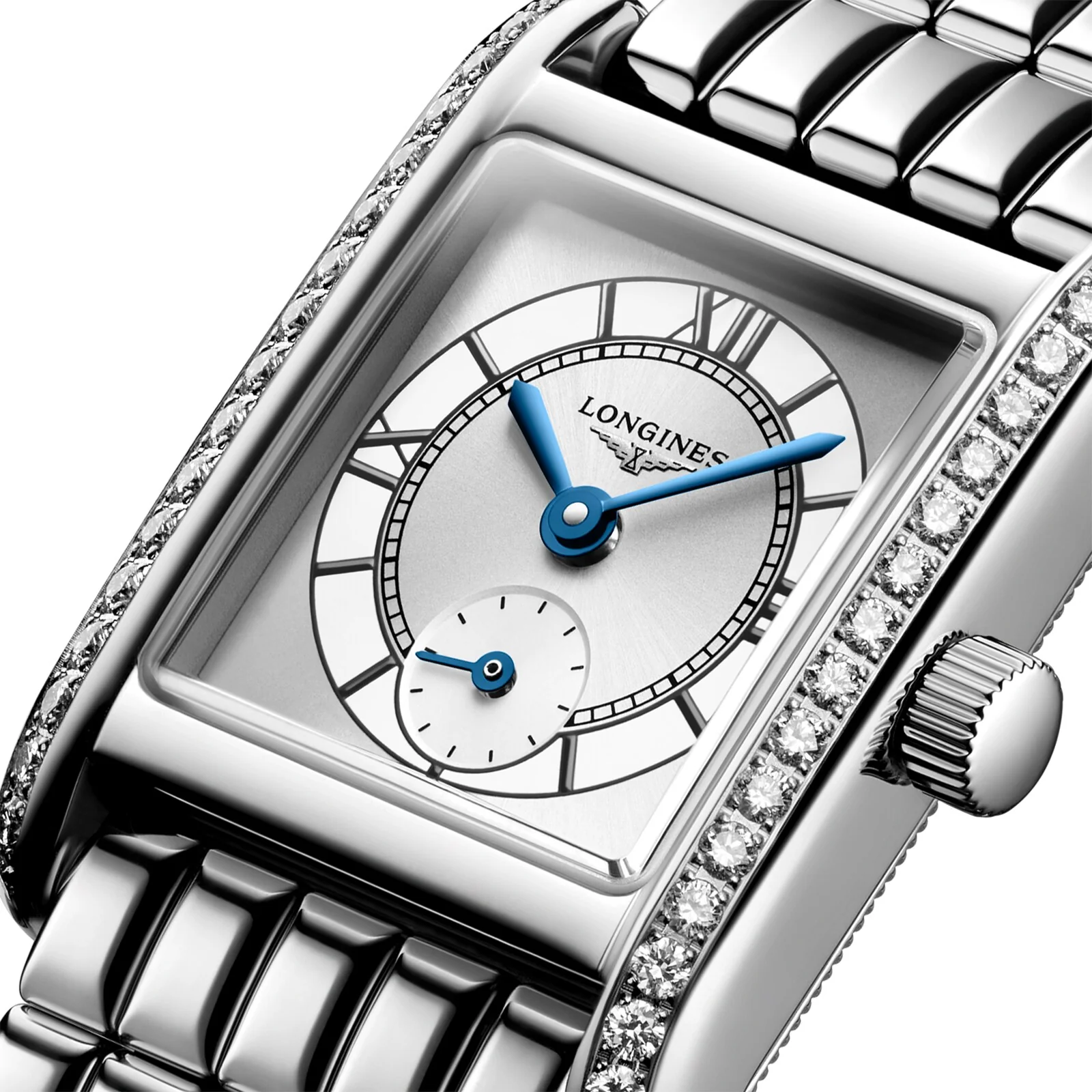 Mini DolceVita | 21.5mm, Steel, Sunbeam Silver Dial, Ref. L52000756 - Image 4