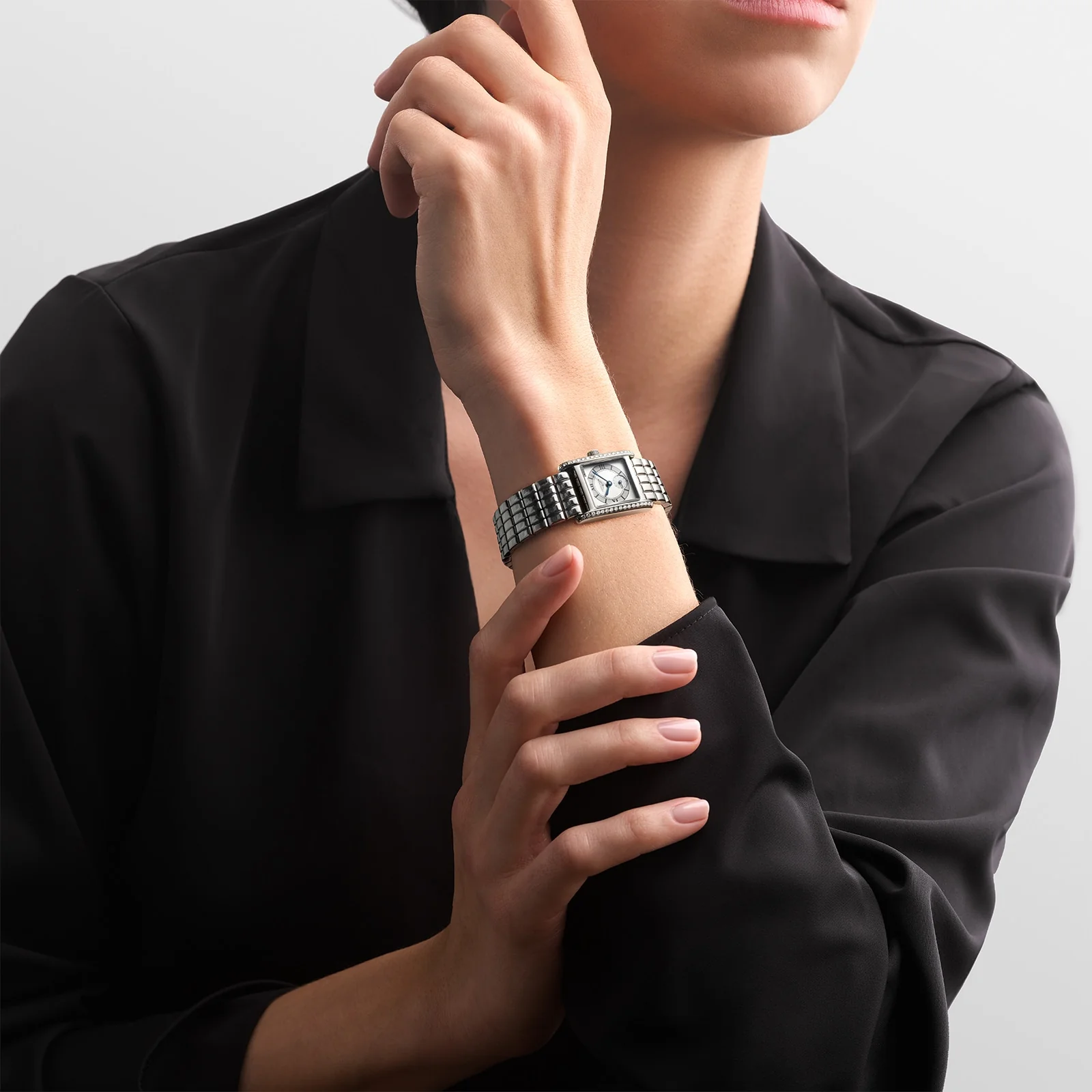 Mini DolceVita | 21.5mm, Steel, Sunbeam Silver Dial, Ref. L52000756 - Image 7