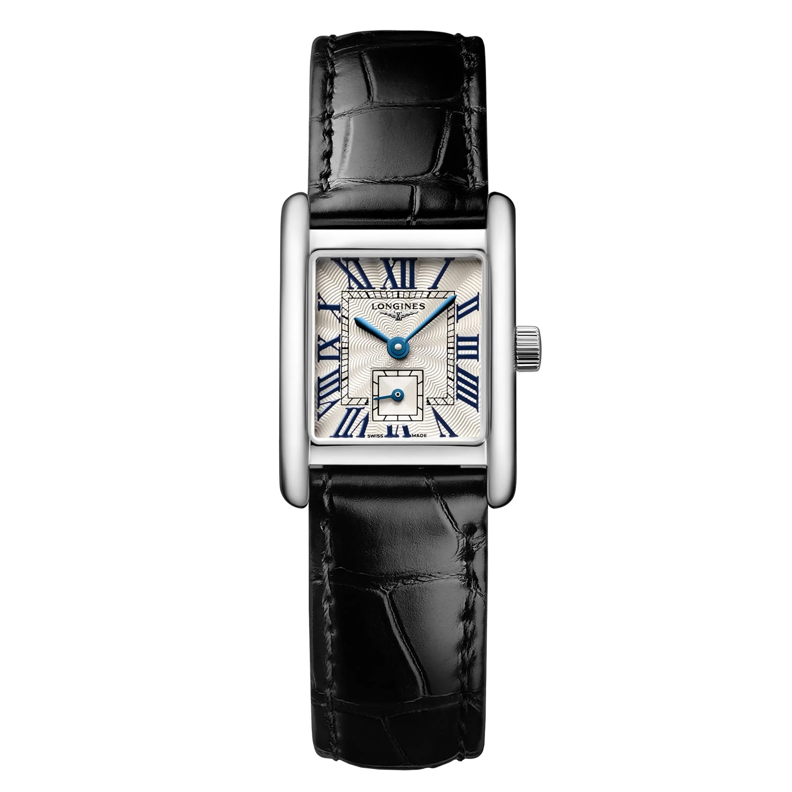 Mini DolceVita | 21.5mm, Steel, Alligator Leather, Silver Dial, Ref. L52004712