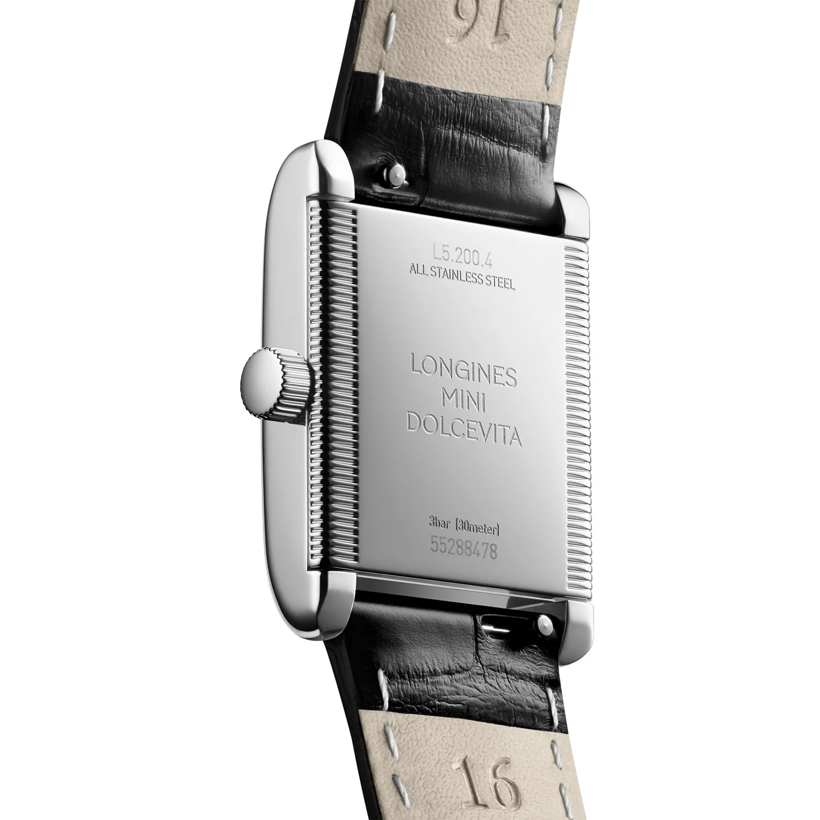 Mini DolceVita | 21.5mm, Steel, Alligator Leather, Silver Dial, Ref. L52004712 - Image 6