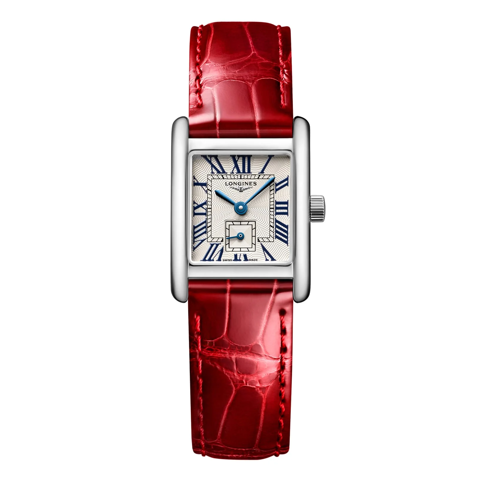 Mini DolceVita | 21.5mm, Steel, Alligator Leather, Silver Dial, Ref. L52004715