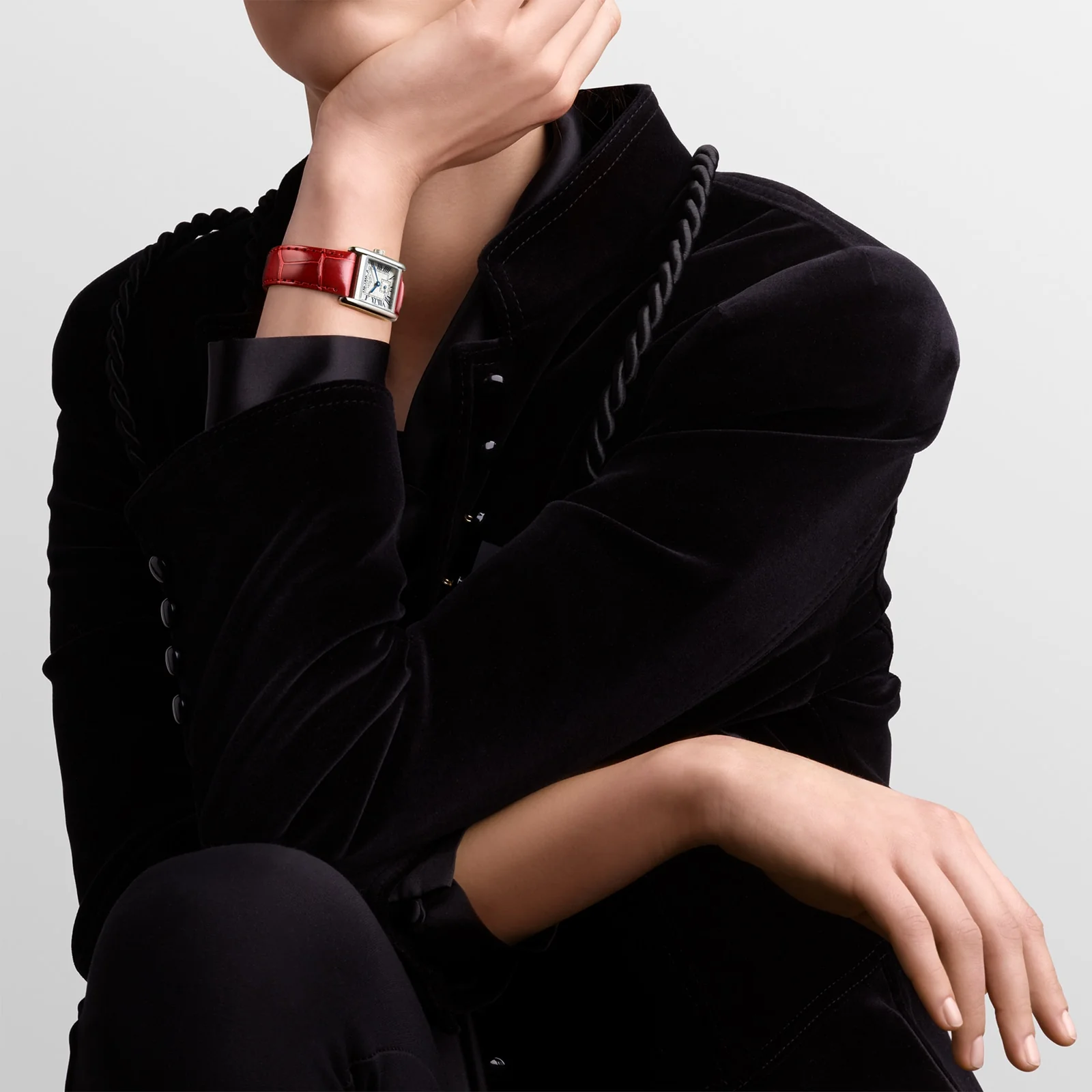 Mini DolceVita | 21.5mm, Steel, Alligator Leather, Silver Dial, Ref. L52004715 - Image 7