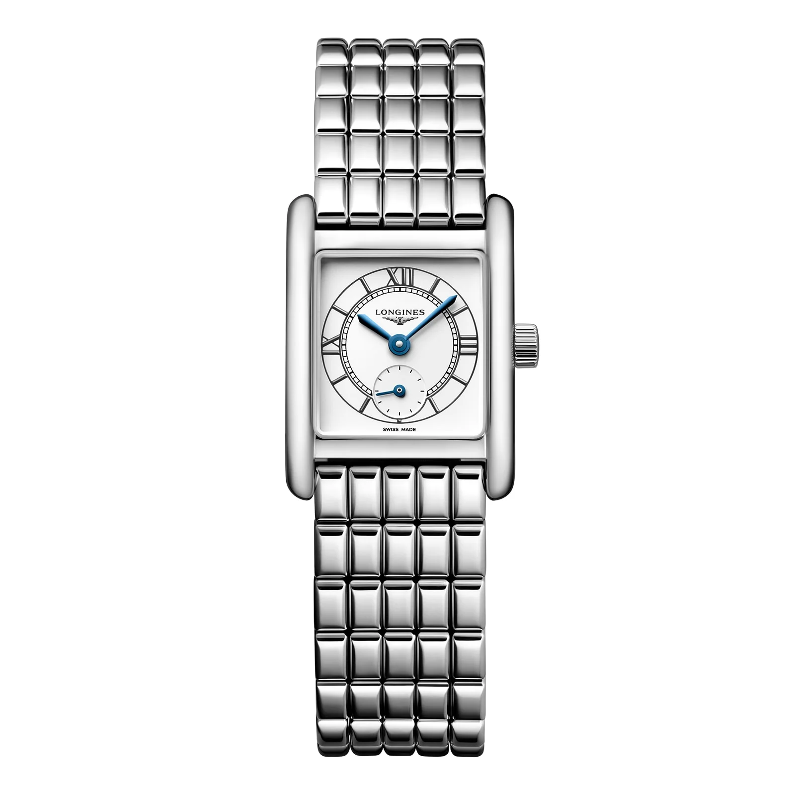 Mini DolceVita | 21.5mm, Steel, Plain Silver Dial, Ref. L52004756