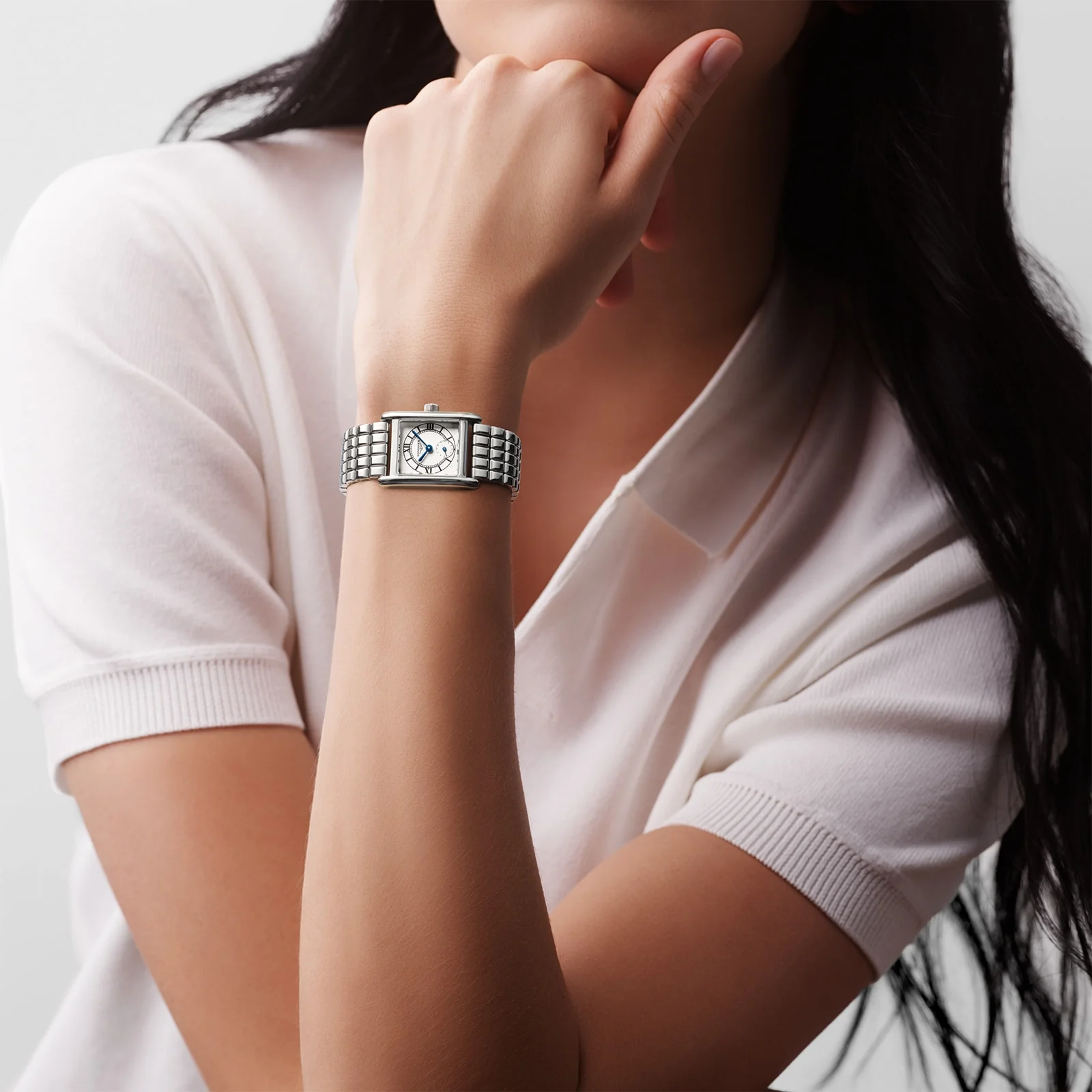 Mini DolceVita | 21.5mm, Steel, Plain Silver Dial, Ref. L52004756 - Image 7