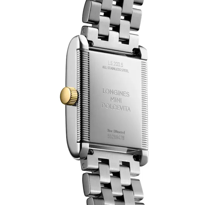 Mini DolceVita | 29mm, Two-Tone Steel & 18K Yellow Gold, Silver Dial, Ref. L52005707 - Image 4