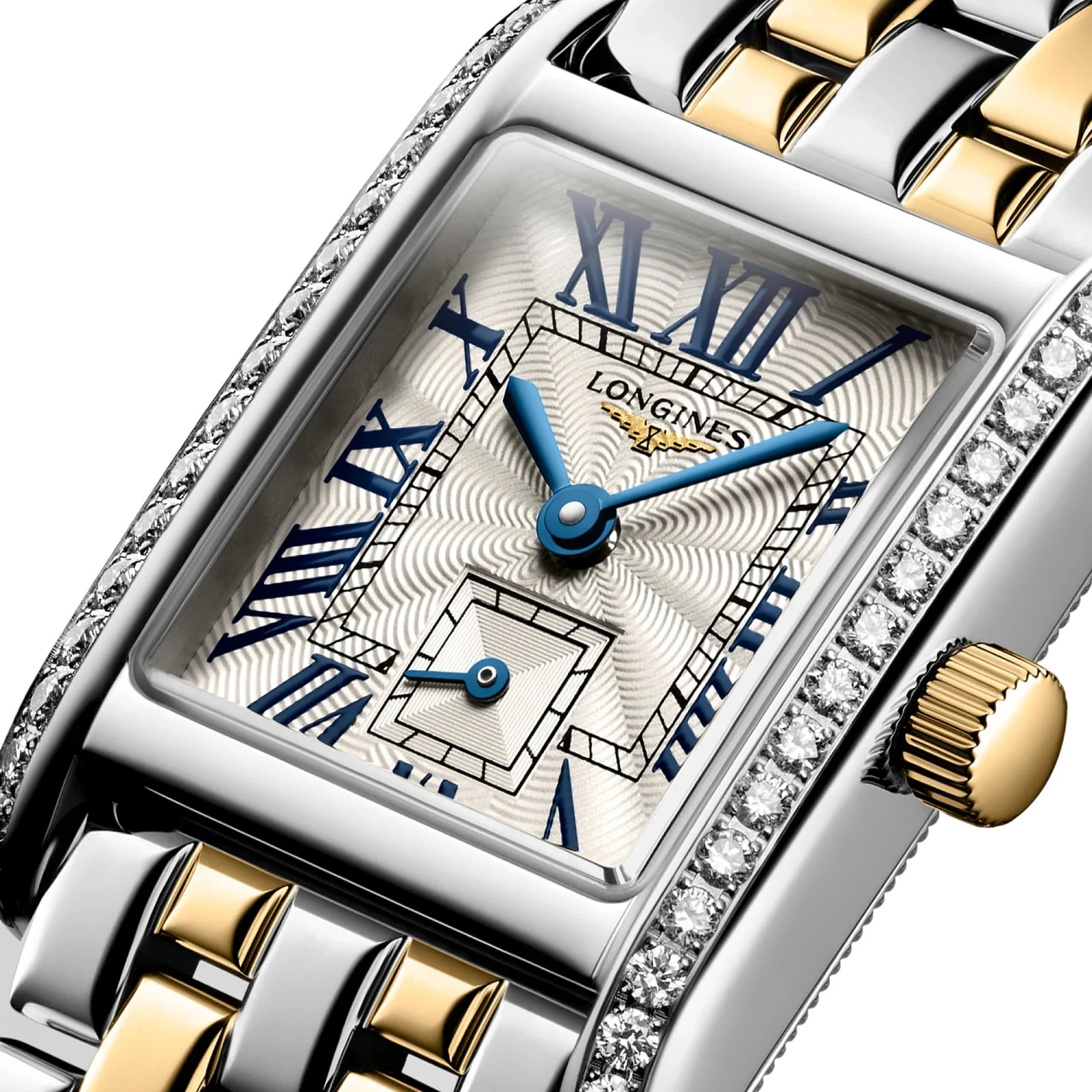 Mini DolceVita | 29mm, Two-Tone Steel & 18K Yellow Gold, Silver Dial, Ref. L52005787 - Image 3