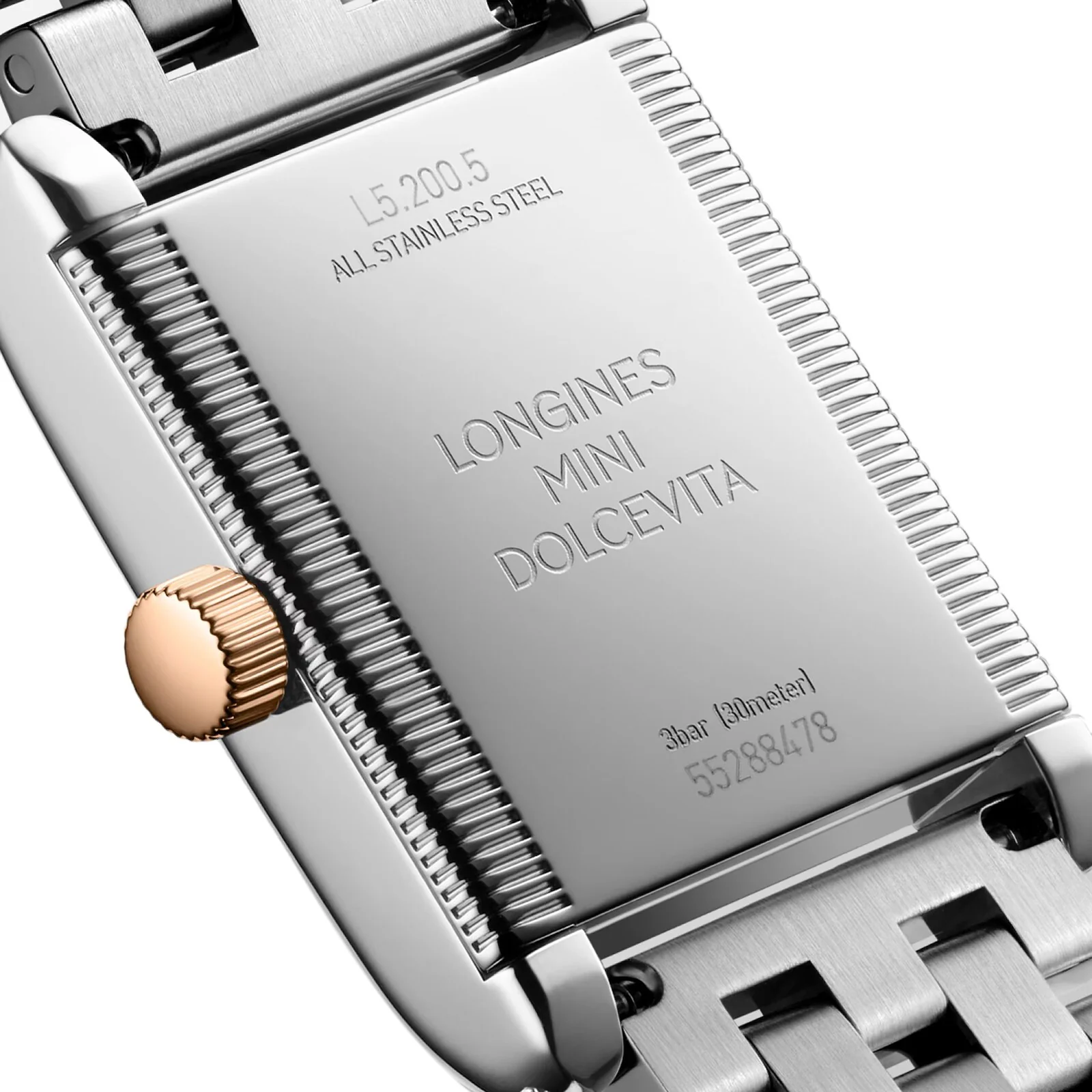 Mini Dolcevita | 21.5mm, Two-Tone Steel & 18K Rose Gold, Mother of Pearl Dial - Image 5
