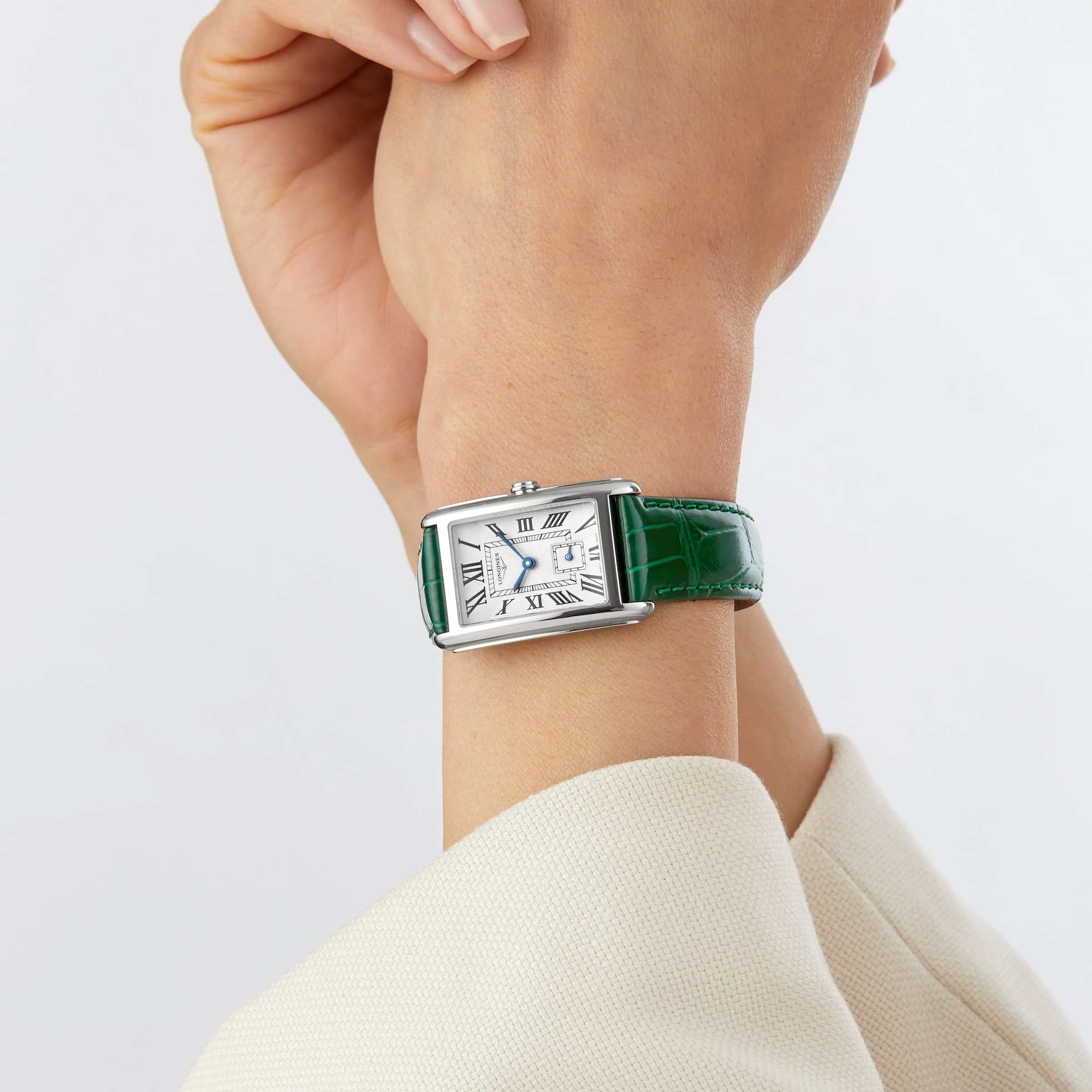 DolceVita | 23.5mm, Steel, Alligator Leather, Silver Dial - Image 7