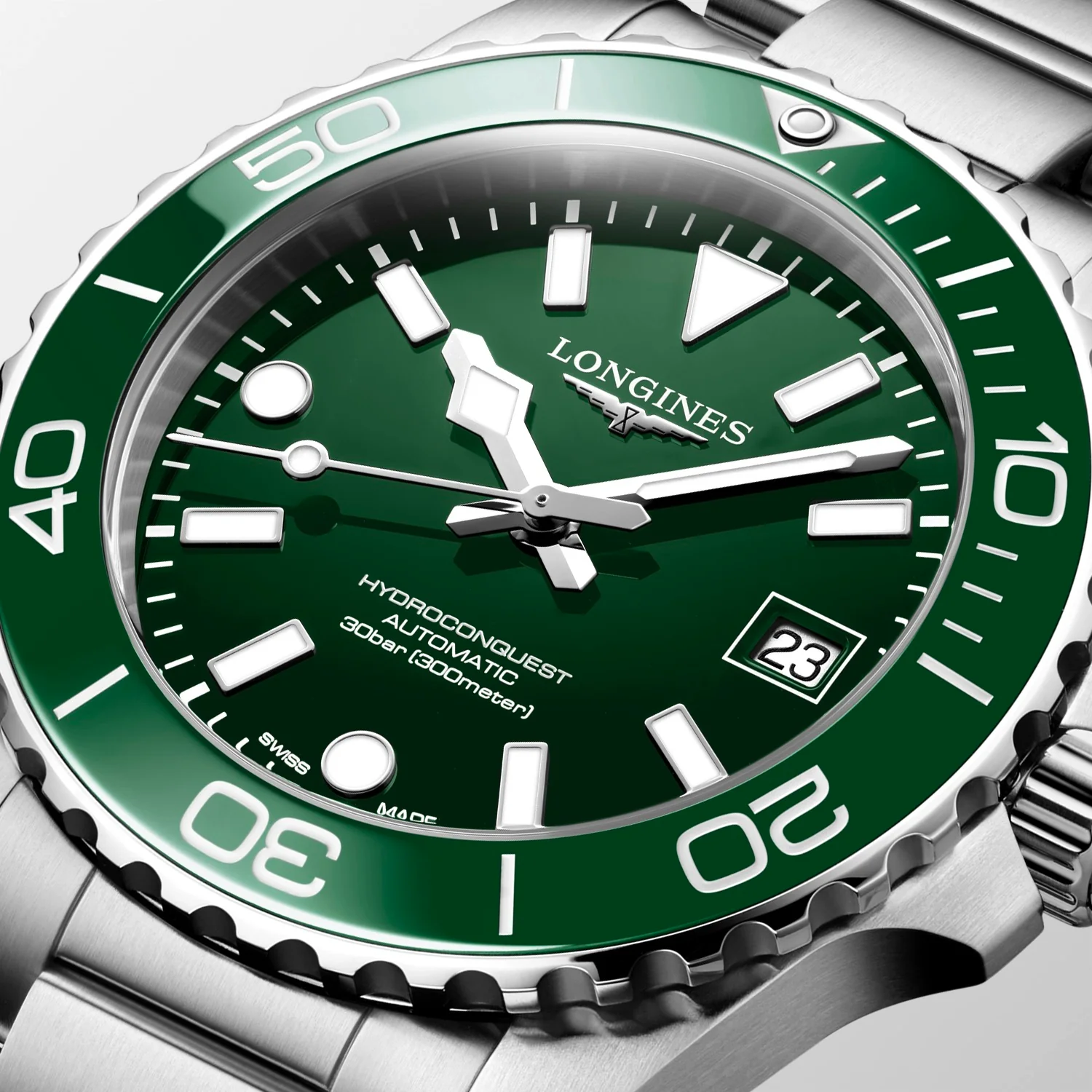 Hydroconquest 39 | 39mm, Steel, Green Dial - Image 3