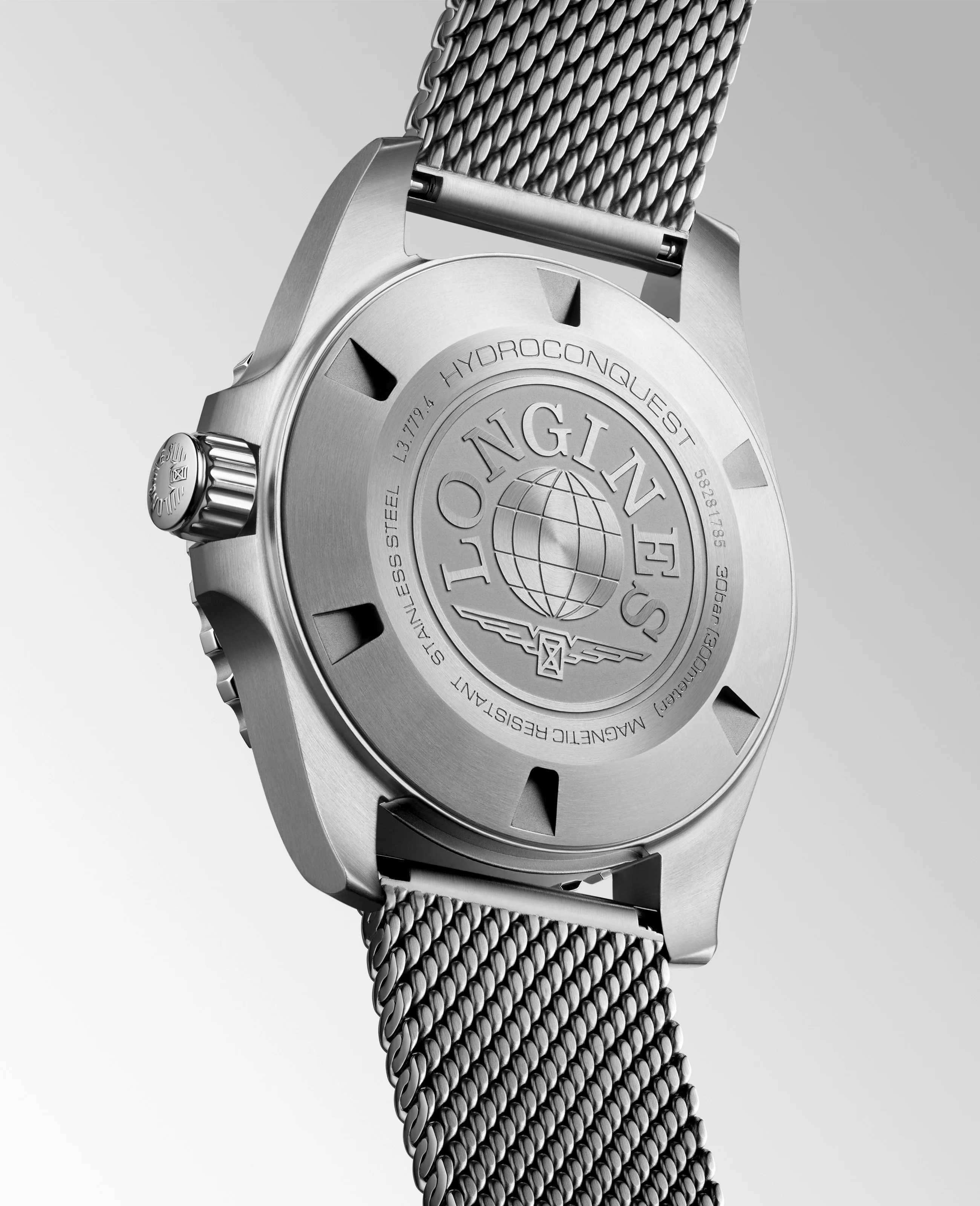 Hydroconquest 39 | 39mm, Steel, Grey Bezel, Black Dial - Image 2