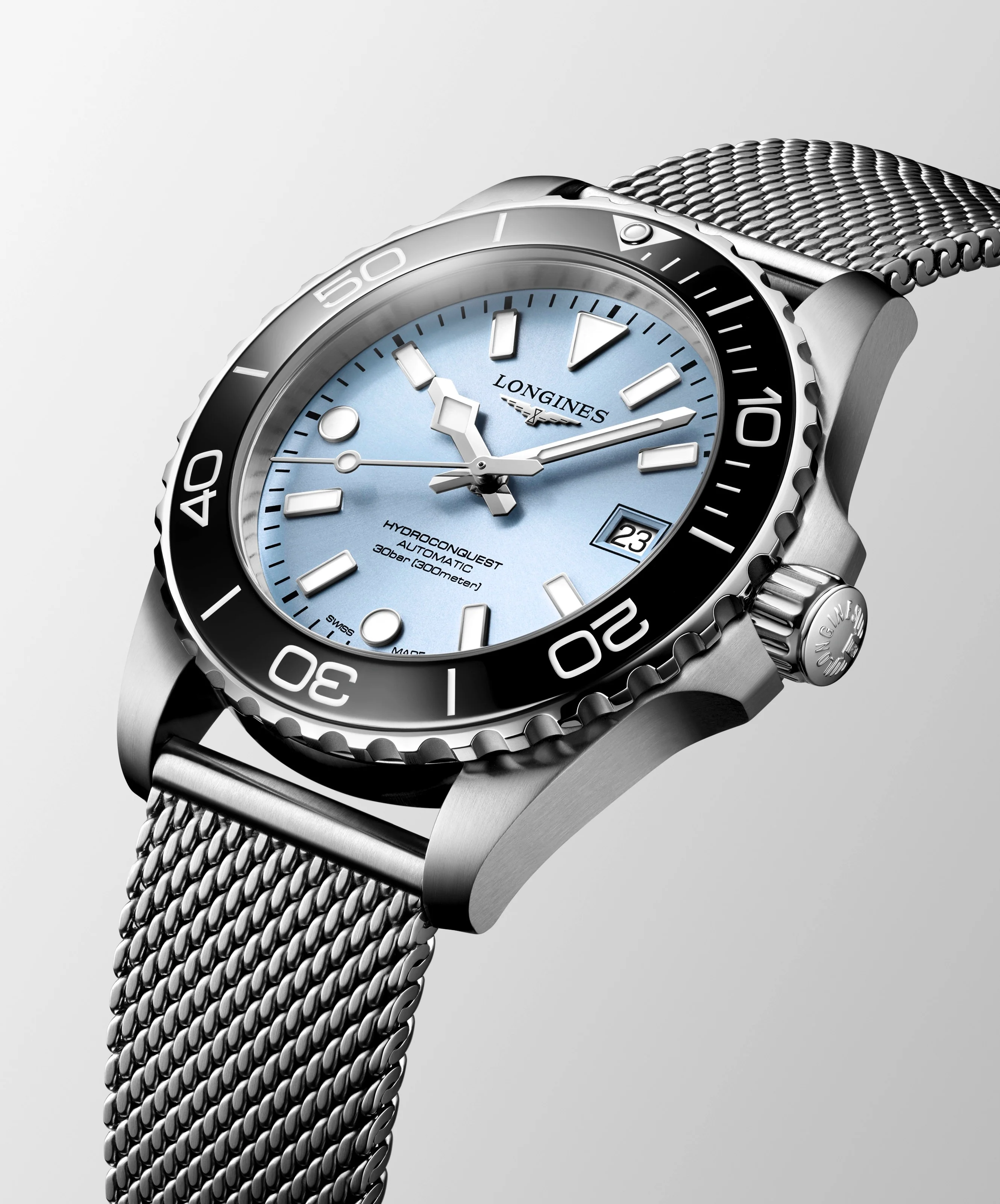 Hydroconquest 39 | 39mm, Steel, Ice Blue Dial - Image 5