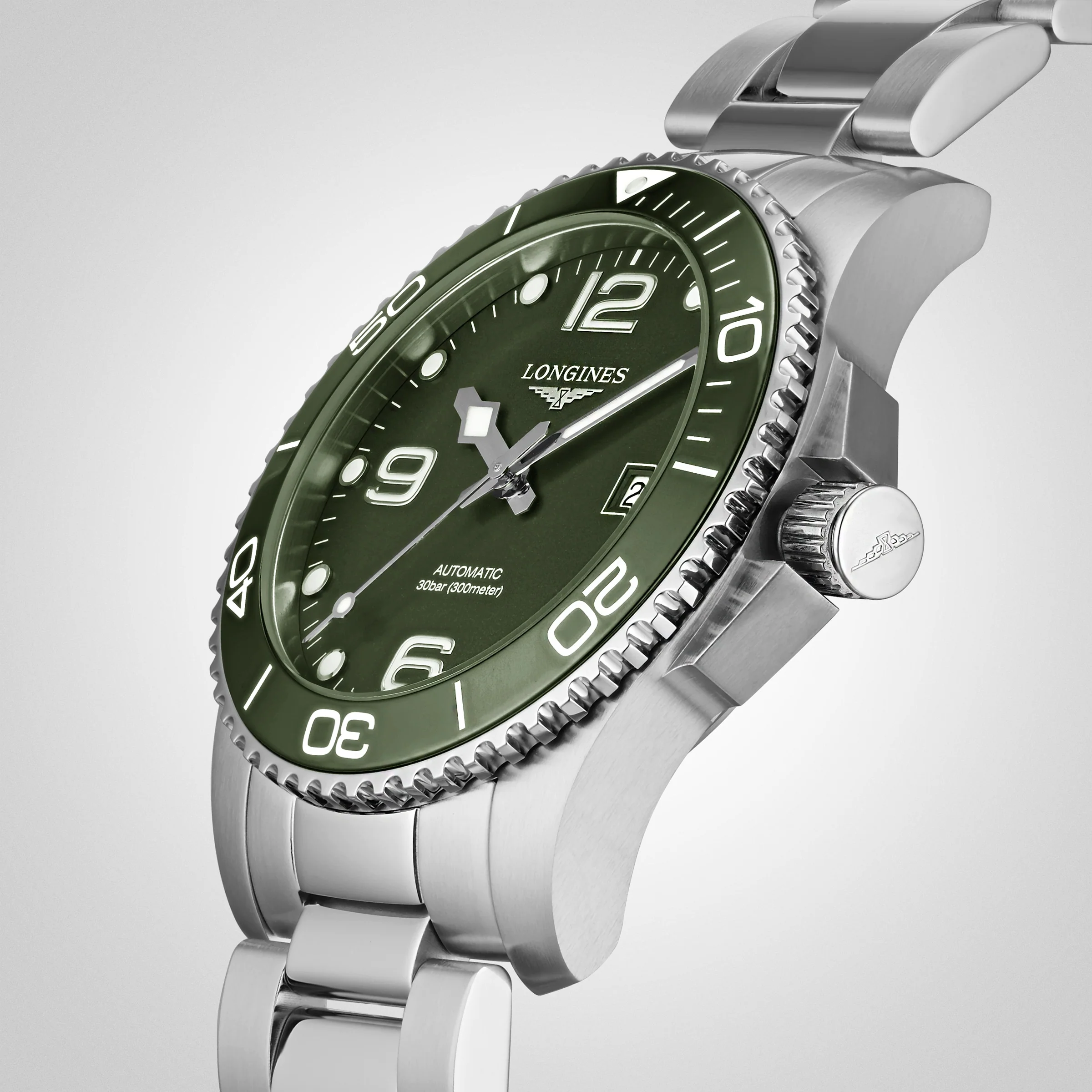 HydroConquest | 41mm, Steel, Green Dial - Image 5