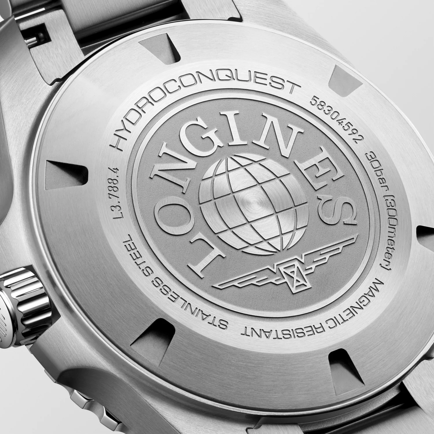 Hydroconquest 42 | 42mm, Steel, Black Bezel, Black Dial - Image 4