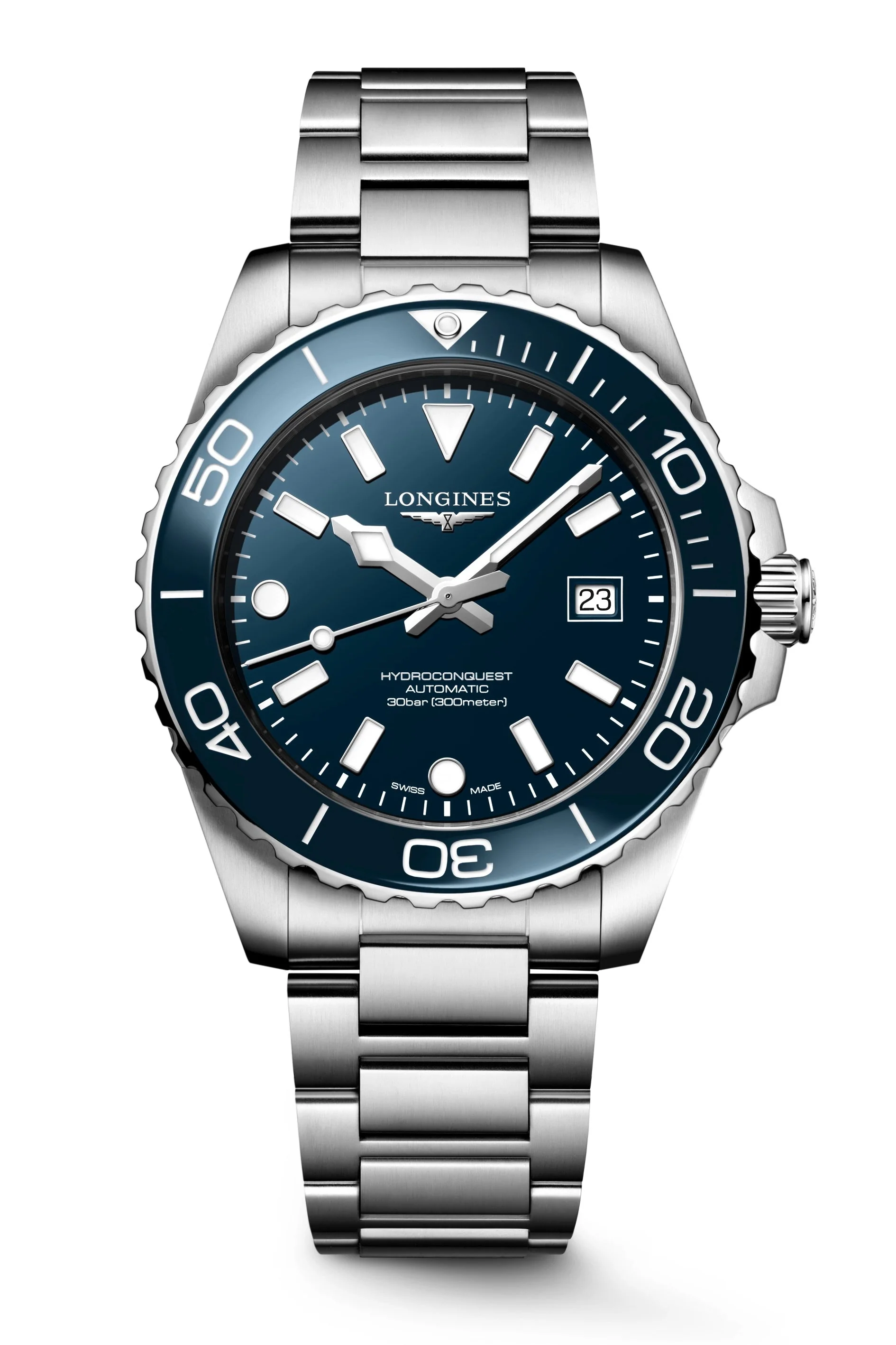 Hydroconquest 42 | 42mm, Steel, Blue Dial