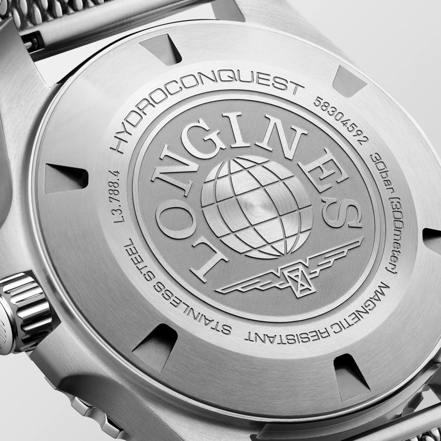 Hydroconquest 42 | 42mm, Steel, Ice Blue Dial - Image 5