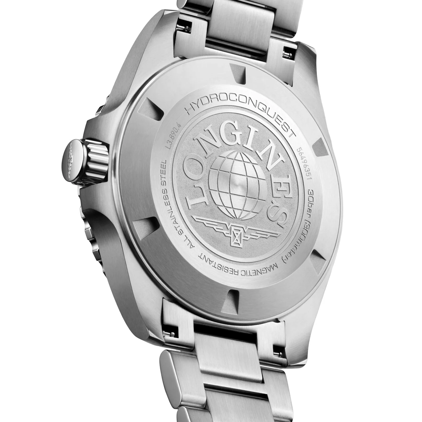 Hydroconquest | 43mm, Steel, Black Dial - Image 4