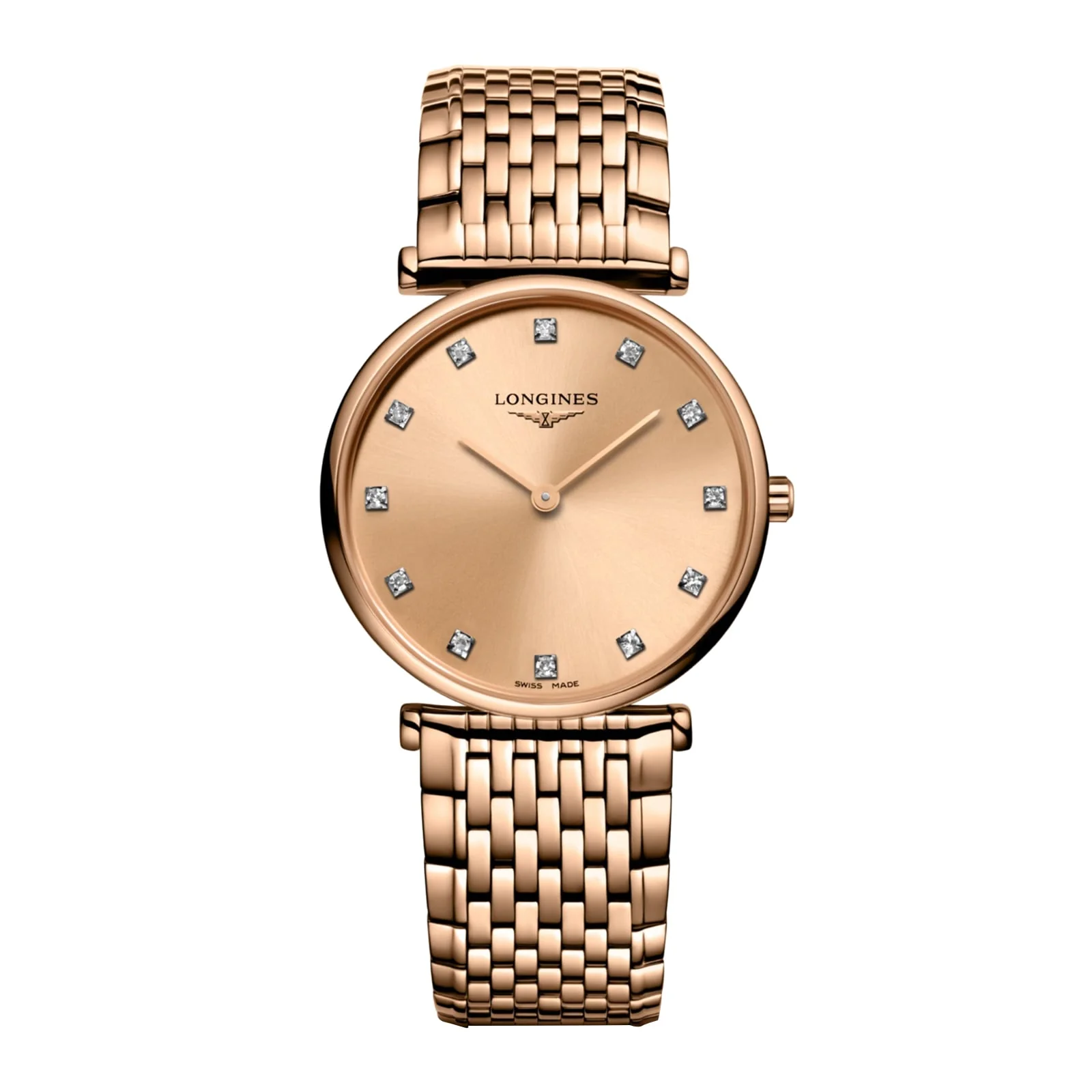 La Grande Classique de LONGINES | 29mm, Two-Tone Steel & PVD Rose Gold, Diamond Pink Dial