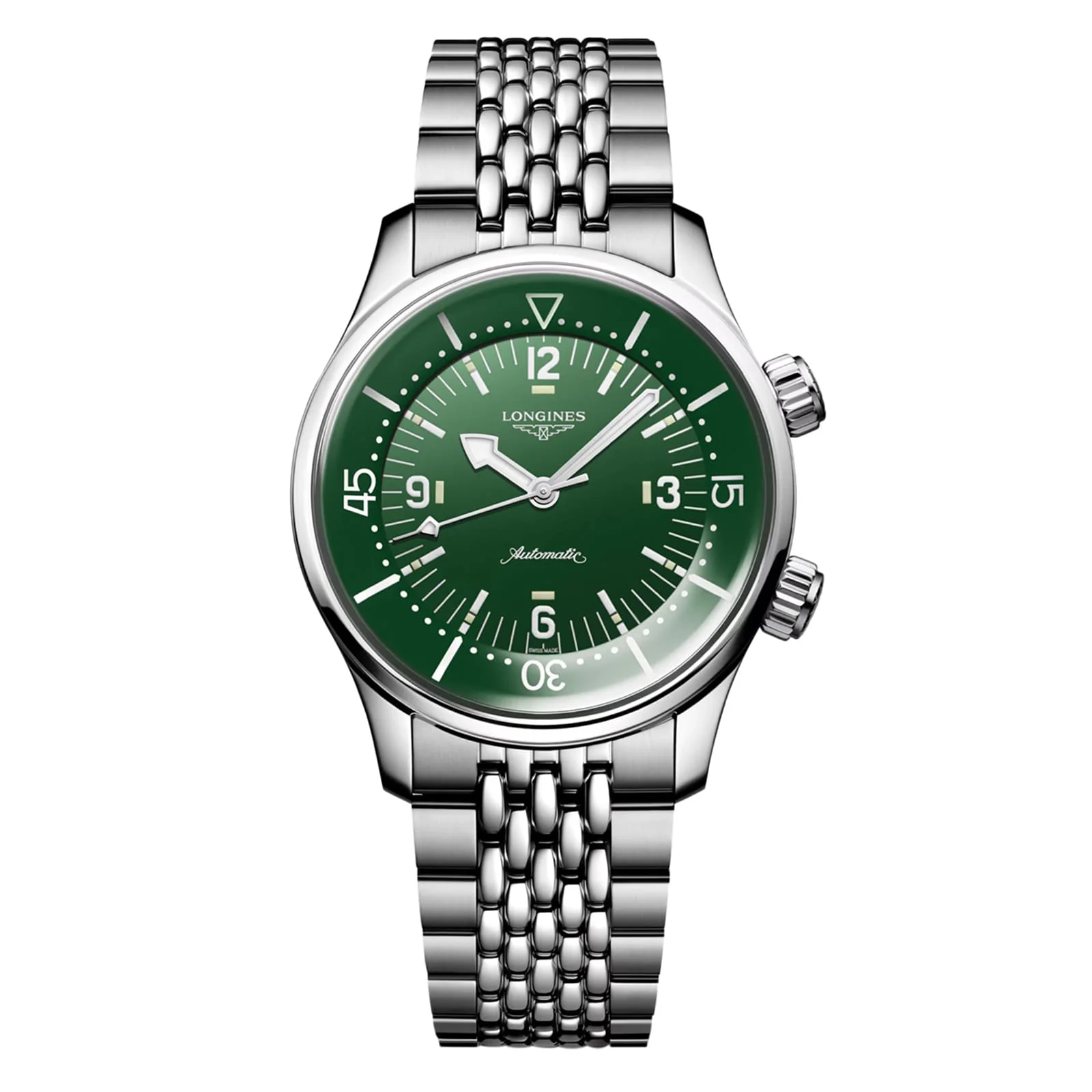 Legend Diver | 39mm, Steel, Green Dial