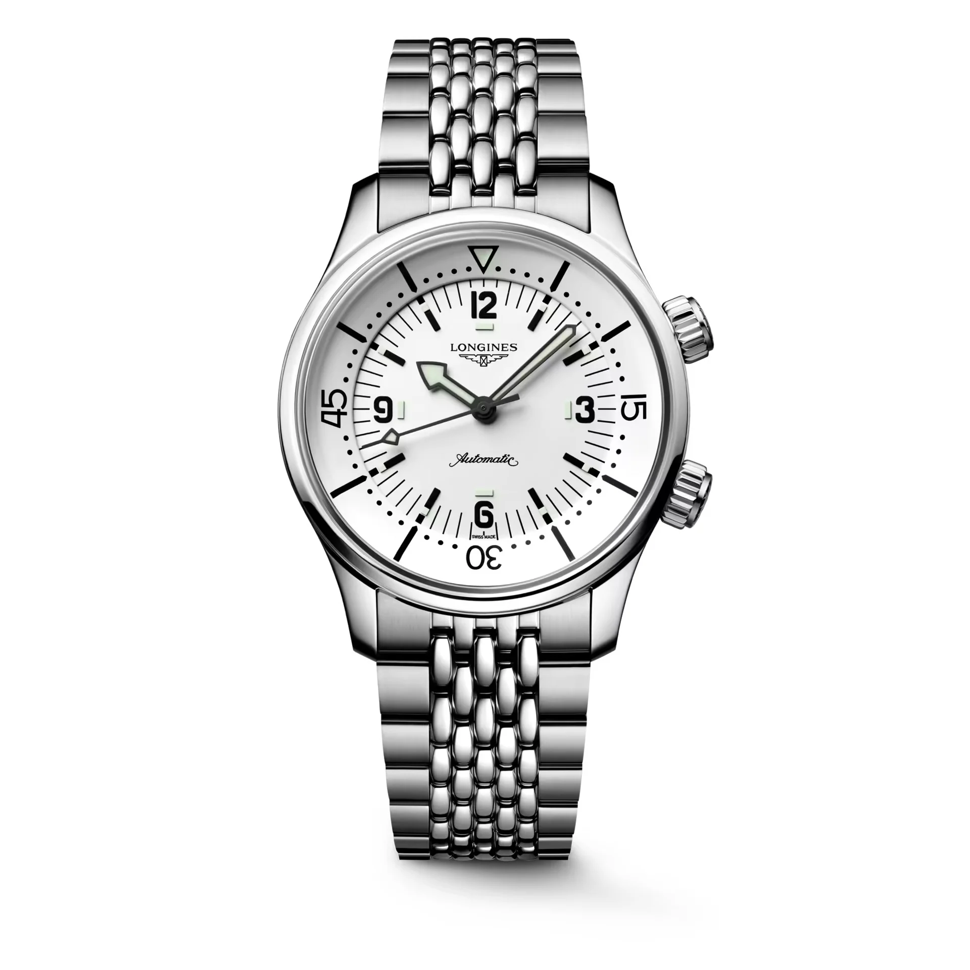 Legend Diver | 39mm, Steel, White Dial