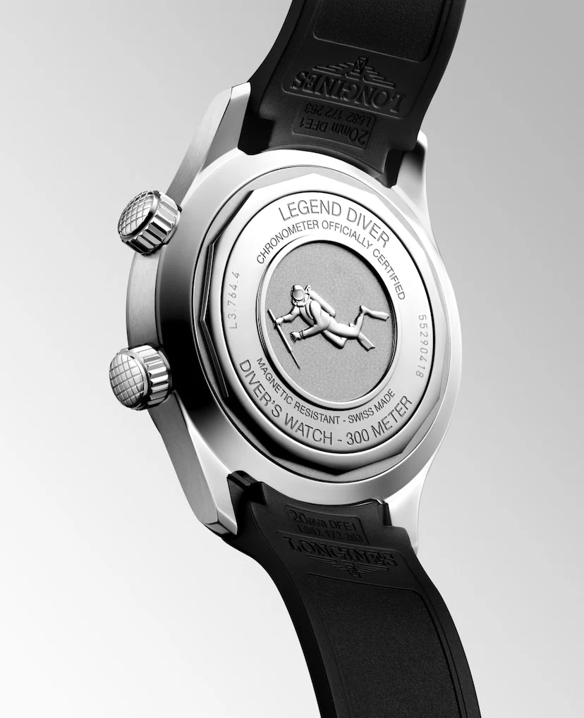 Legend Diver | 39mm, Steel, Rubber, Black Dial - Image 2