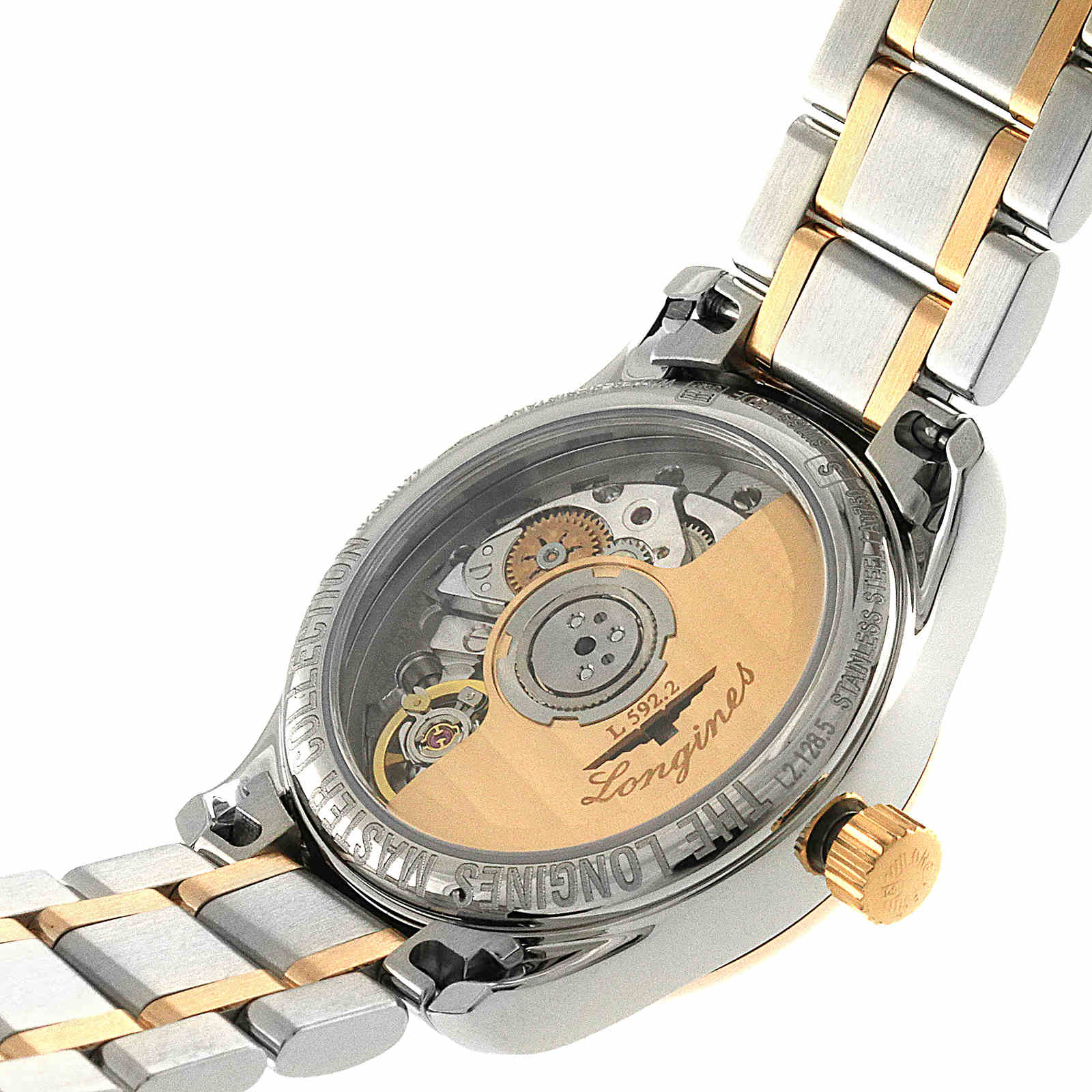 Master Collection | 26mm, Two-Tone Steel & PVD Rose Gold, Diamond White Dial - Image 6