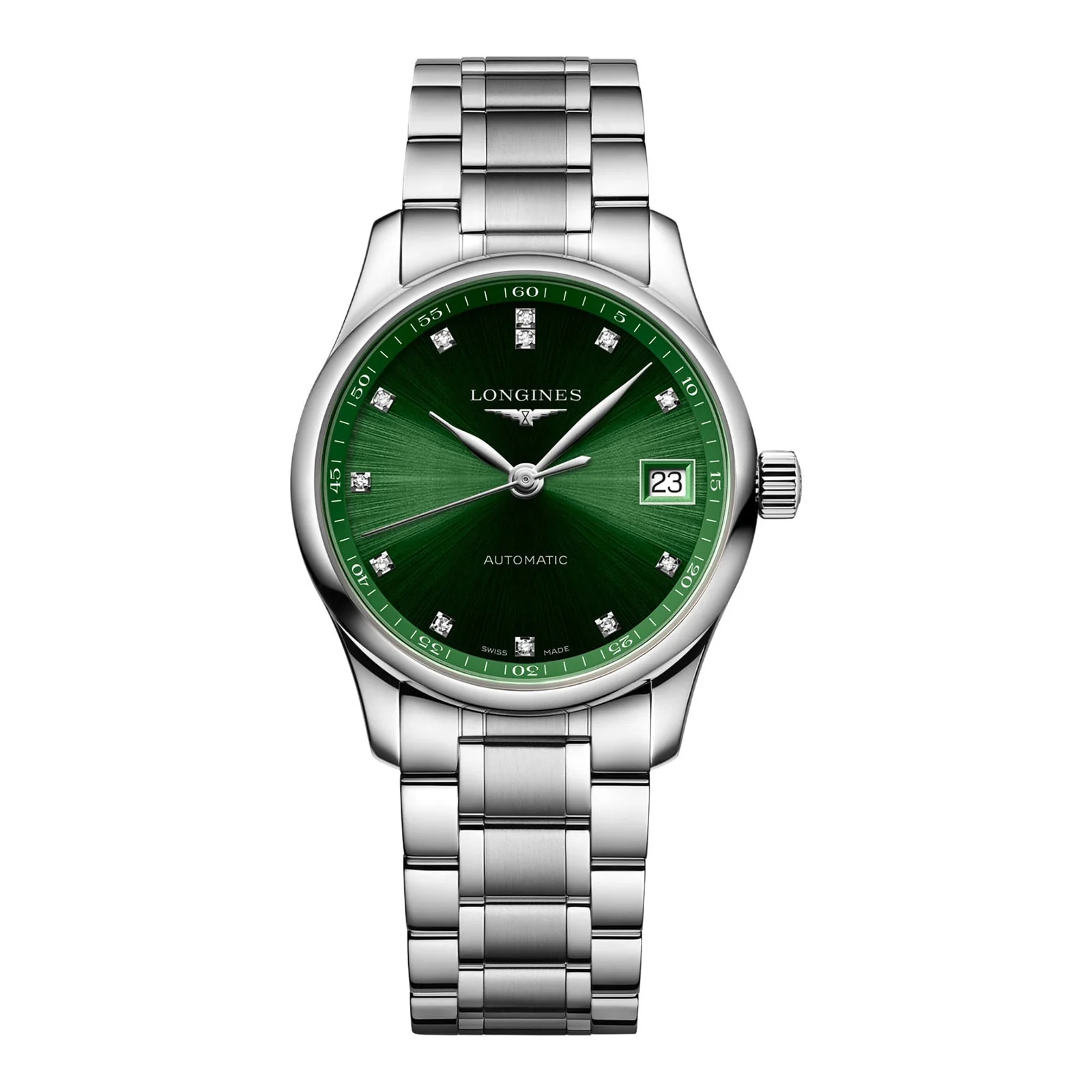 Master Collection | 34mm, Steel, Green Dial