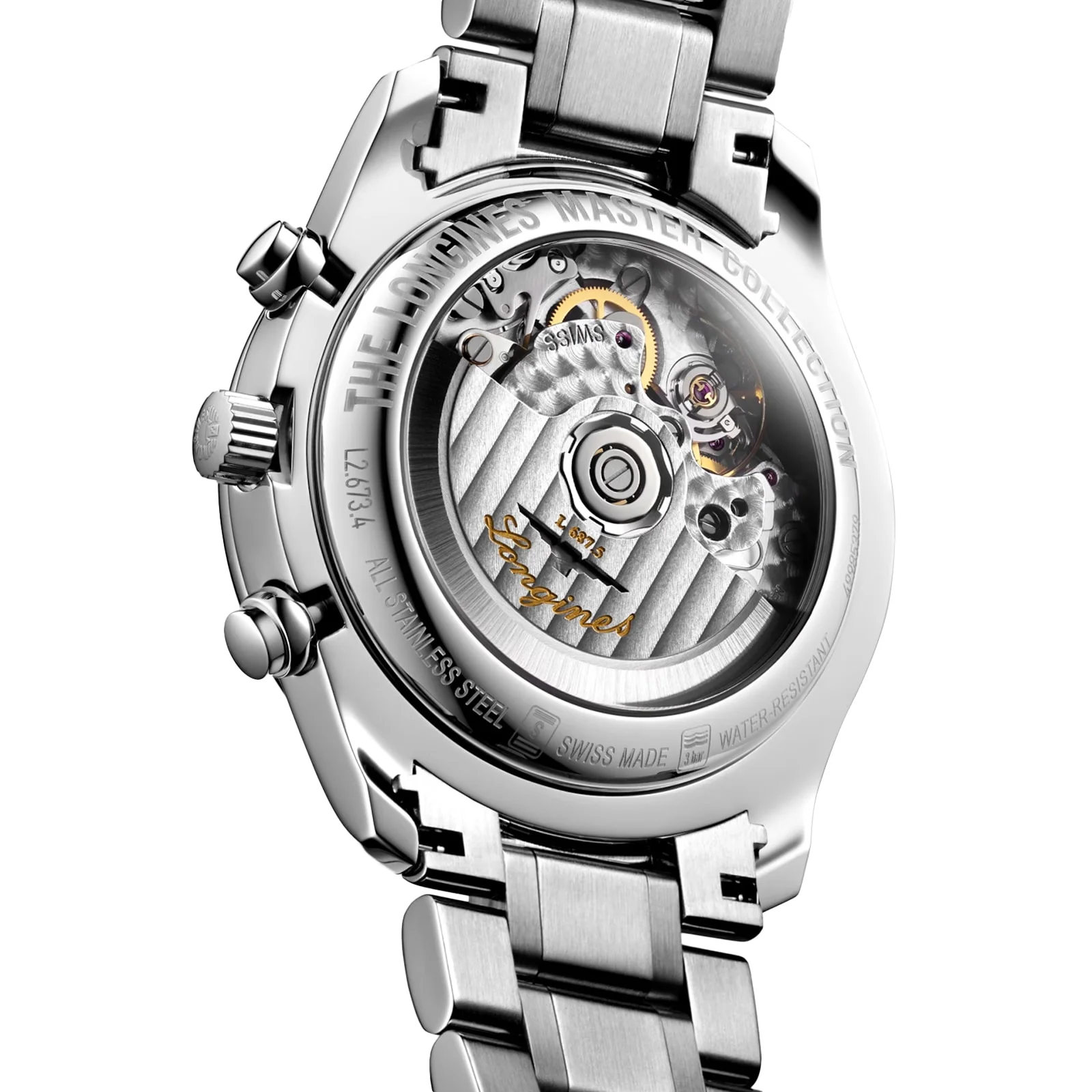 Master Collection Chrono Moonphase | 40mm, Steel, Grey Dial - Image 3