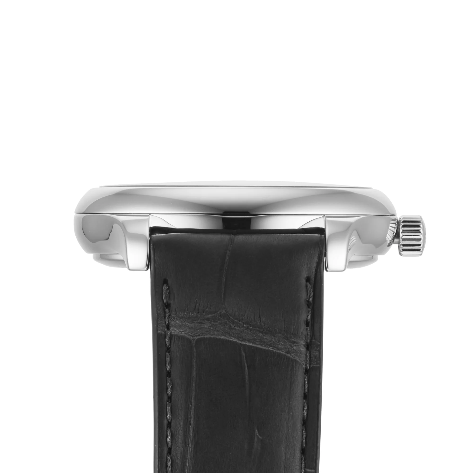 Master Collection | 38.5mm, Steel, Alligator Leather, Grey Dial - Image 8