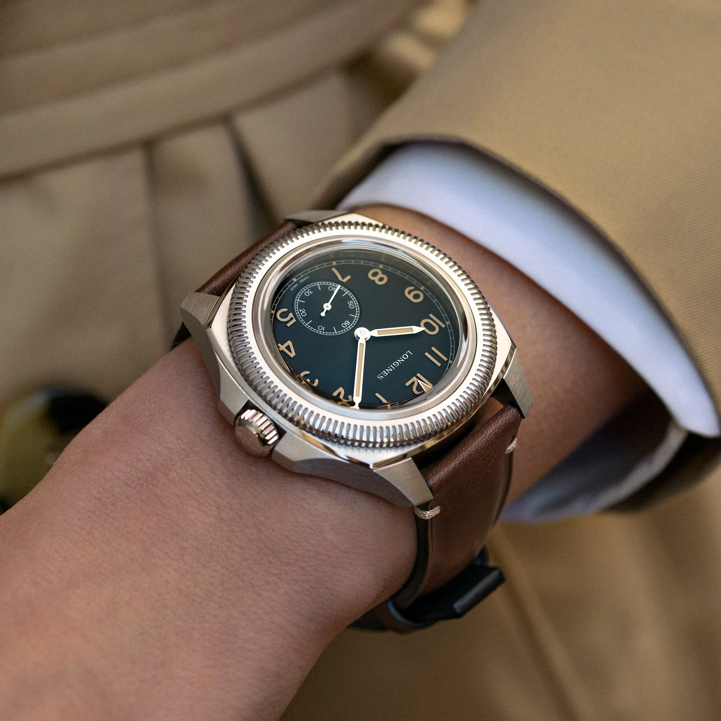 Pilot Majetek | 43mm, Steel, Leather, Black Dial - Image 7