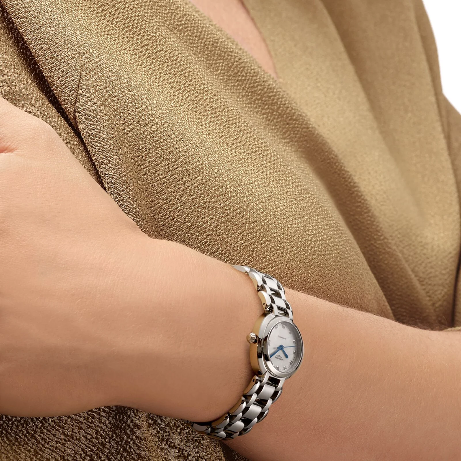 PrimaLuna Moonphase | 26mm, Steel, Diamond Mother of Pearl Dial - Image 3
