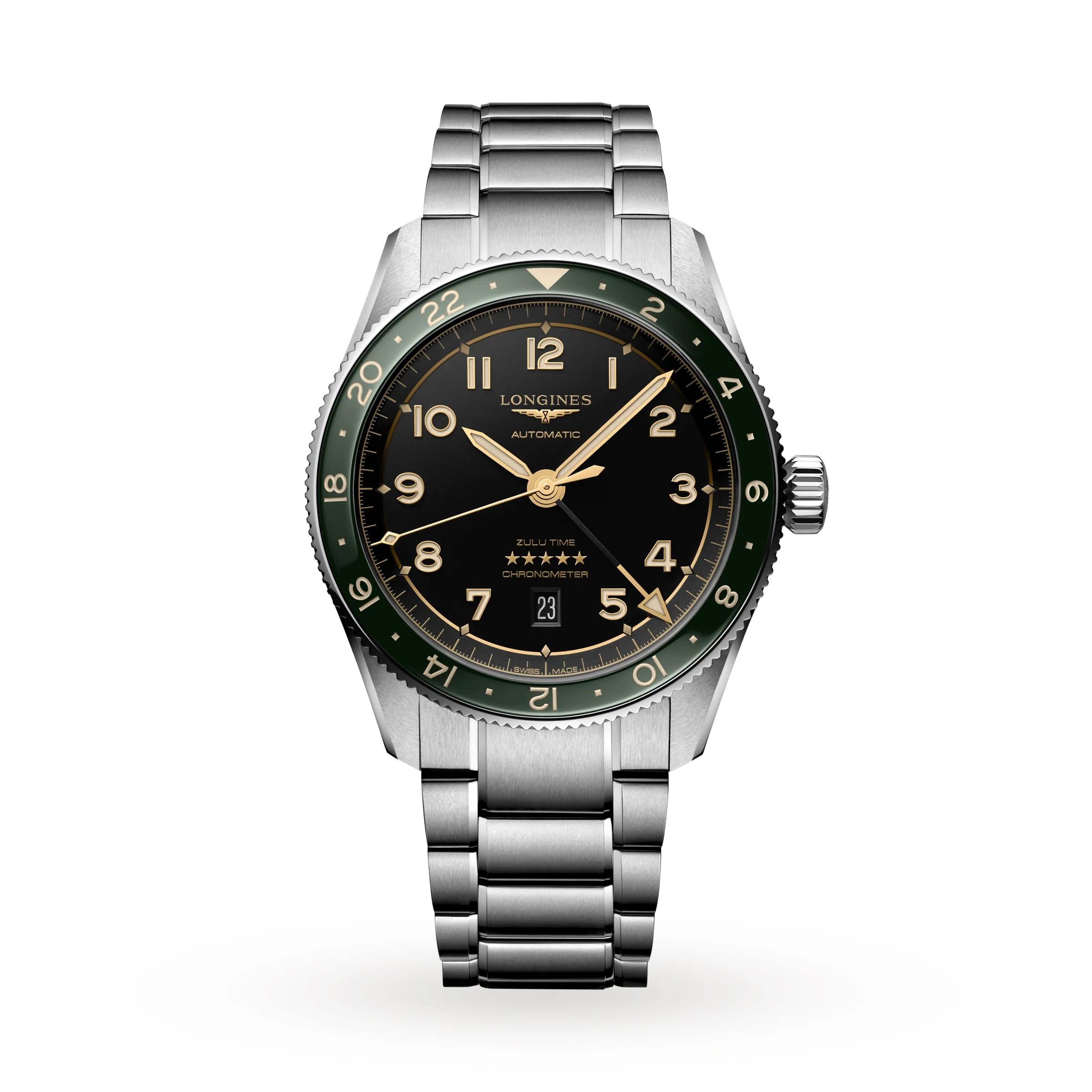 Spirit Zulu Time | 42mm, Steel, Grey Dial