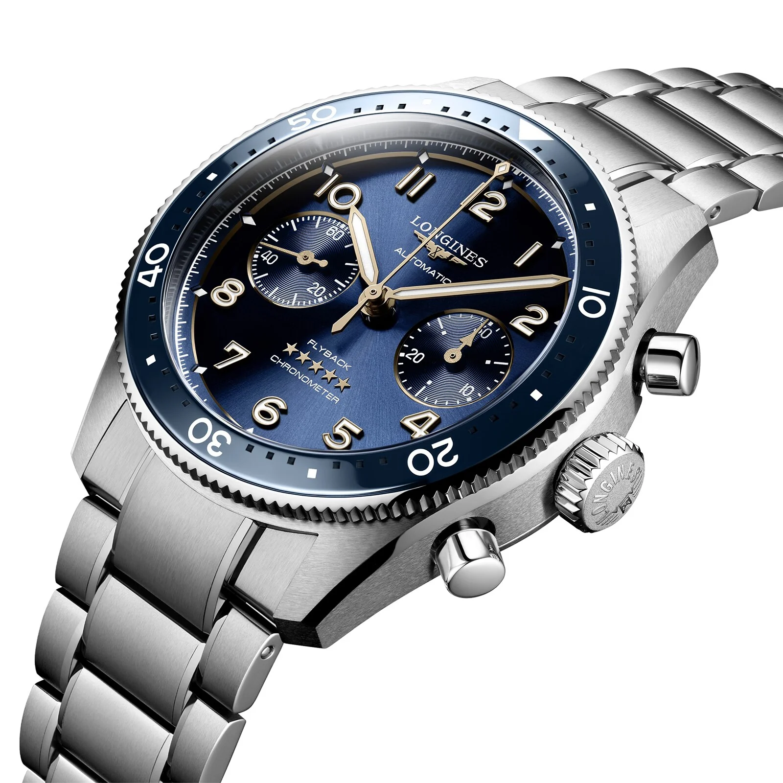 Spirit Flyback | 42mm, Steel, Blue Dial - Image 3