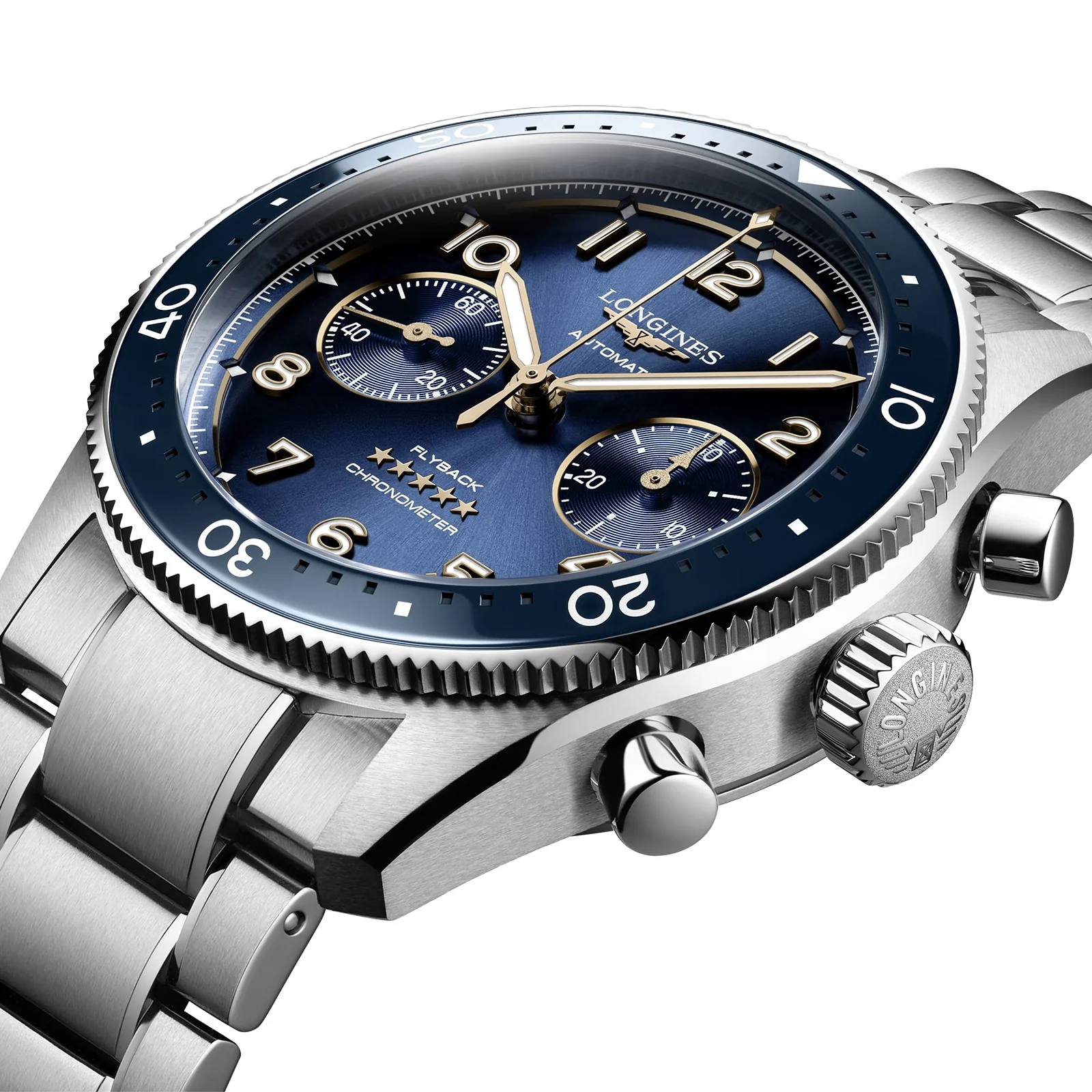 Spirit Flyback | 42mm, Steel, Blue Dial - Image 4