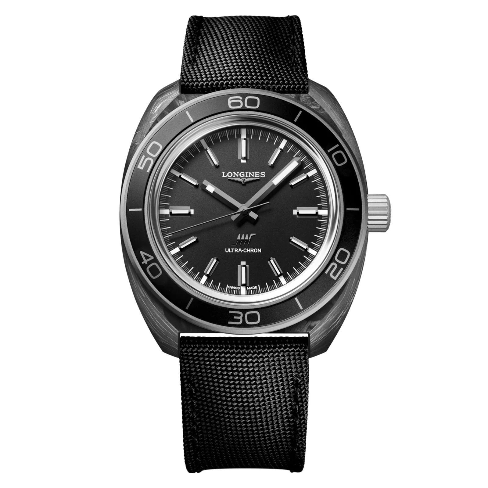 Ultra-Chron Carbon | 43mm, Carbon Fibre & Titanium, Nylon, Anthracite Dial