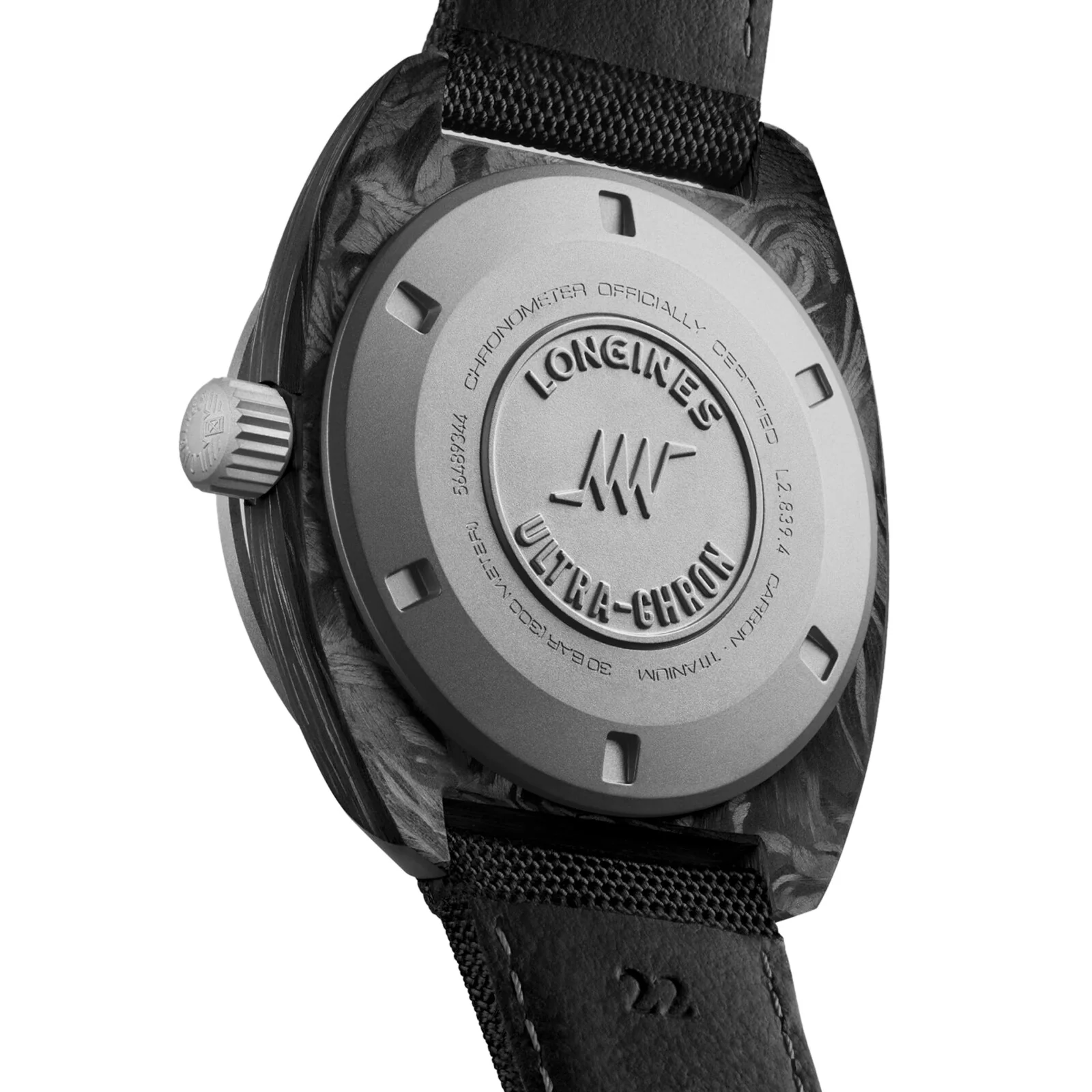 Ultra-Chron Carbon | 43mm, Carbon Fibre & Titanium, Nylon, Anthracite Dial - Image 4