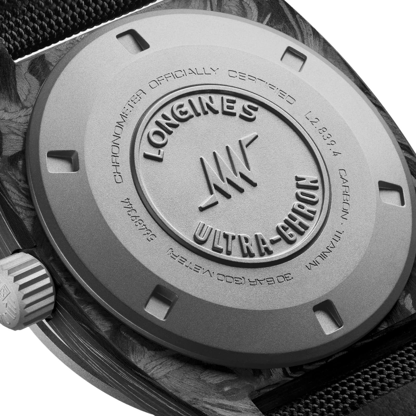 Ultra-Chron Carbon | 43mm, Carbon Fibre & Titanium, Nylon, Anthracite Dial - Image 5