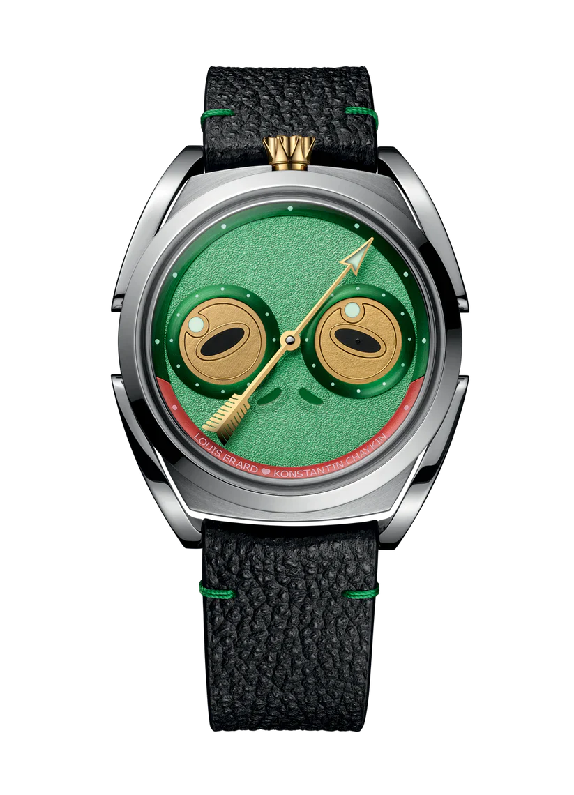 Le Régulateur LE X Konstantin Chaykin Unfrogettable Green | 40mm, Steel, Leather, Green Dial