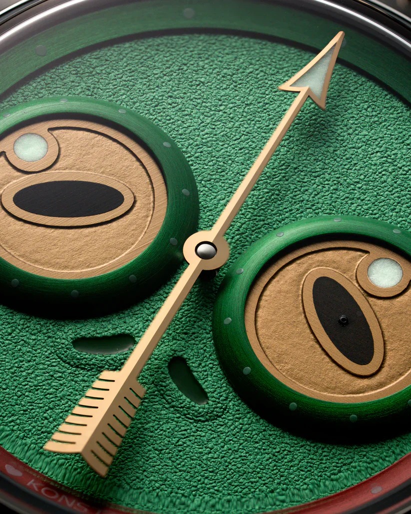 Le Régulateur LE X Konstantin Chaykin Unfrogettable Green | 40mm, Steel, Leather, Green Dial - Image 2
